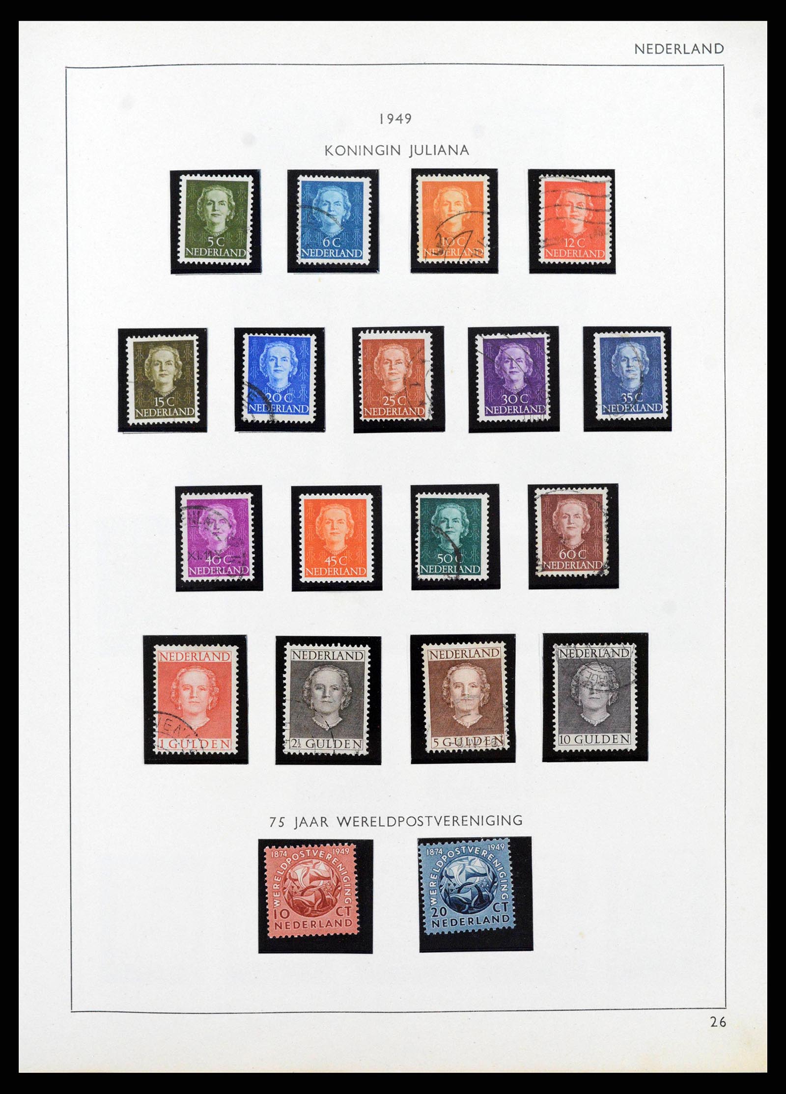 38576 0027 - Postzegelverzameling 38576 Nederland en overzeese gebiedsdelen 1852-1