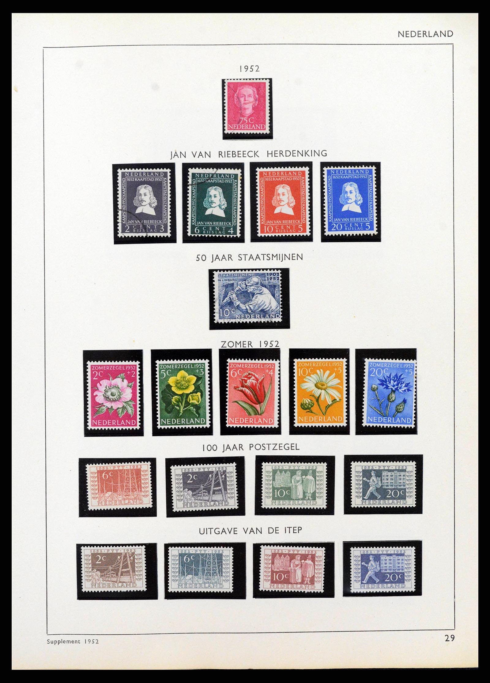 38576 0030 - Postzegelverzameling 38576 Nederland en overzeese gebiedsdelen 1852-1