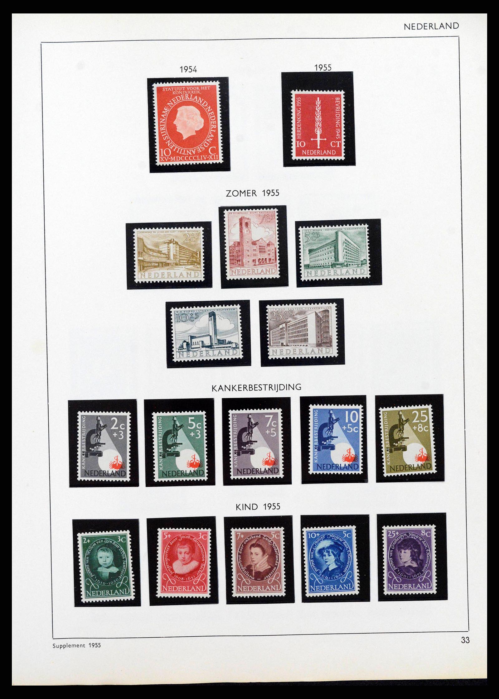 38576 0034 - Postzegelverzameling 38576 Nederland en overzeese gebiedsdelen 1852-1