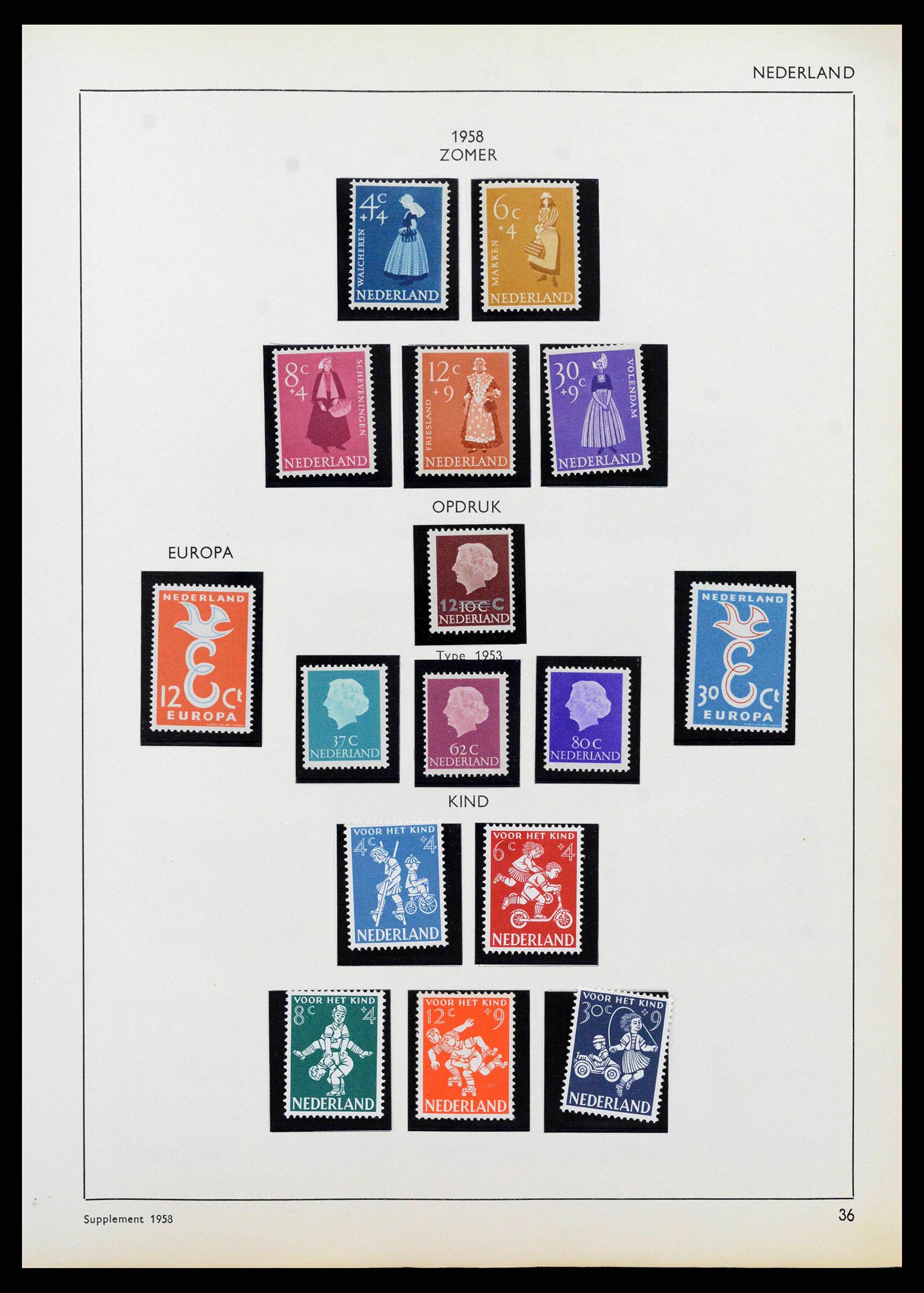 38576 0037 - Postzegelverzameling 38576 Nederland en overzeese gebiedsdelen 1852-1