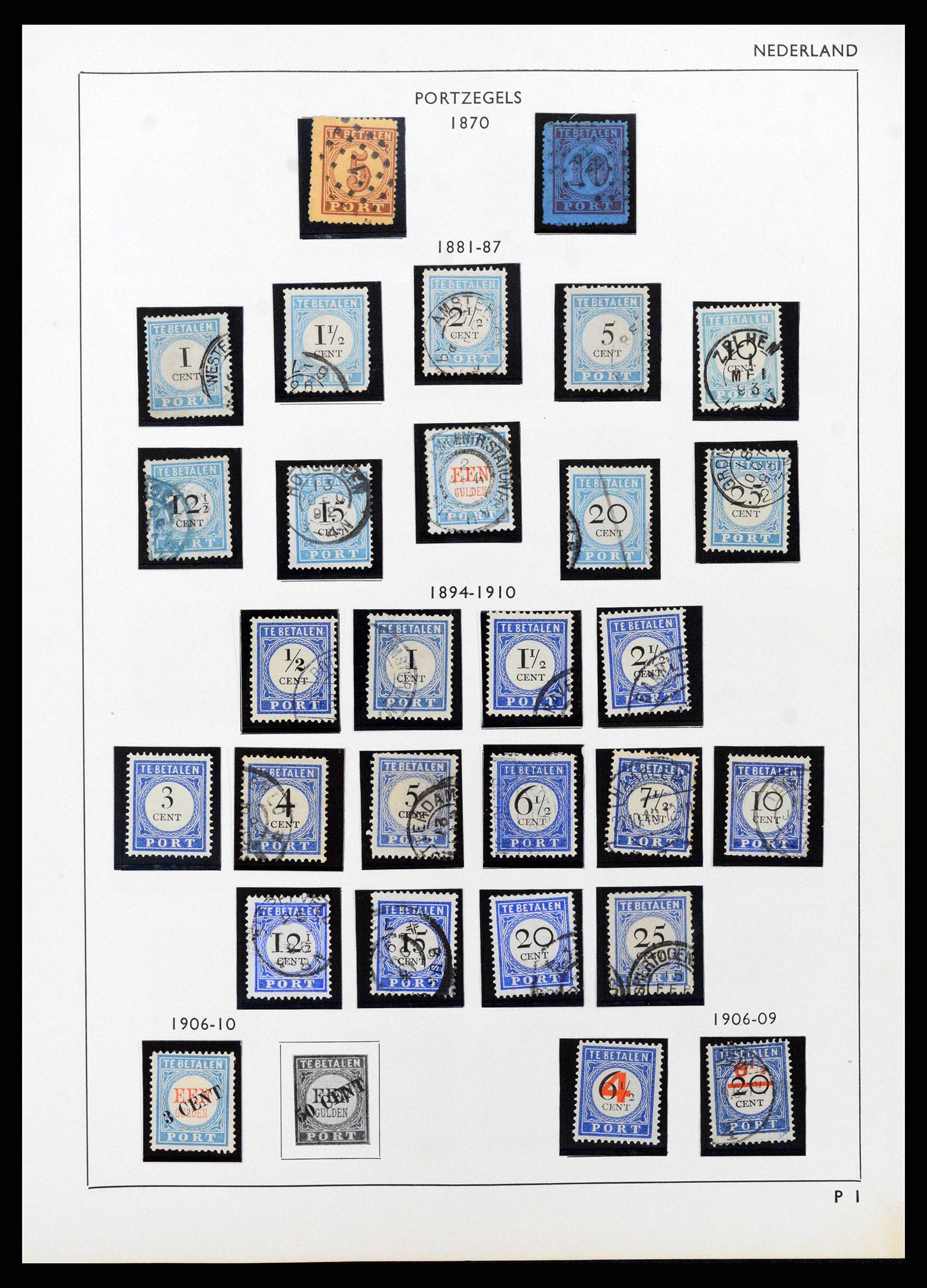 38576 0045 - Postzegelverzameling 38576 Nederland en overzeese gebiedsdelen 1852-1