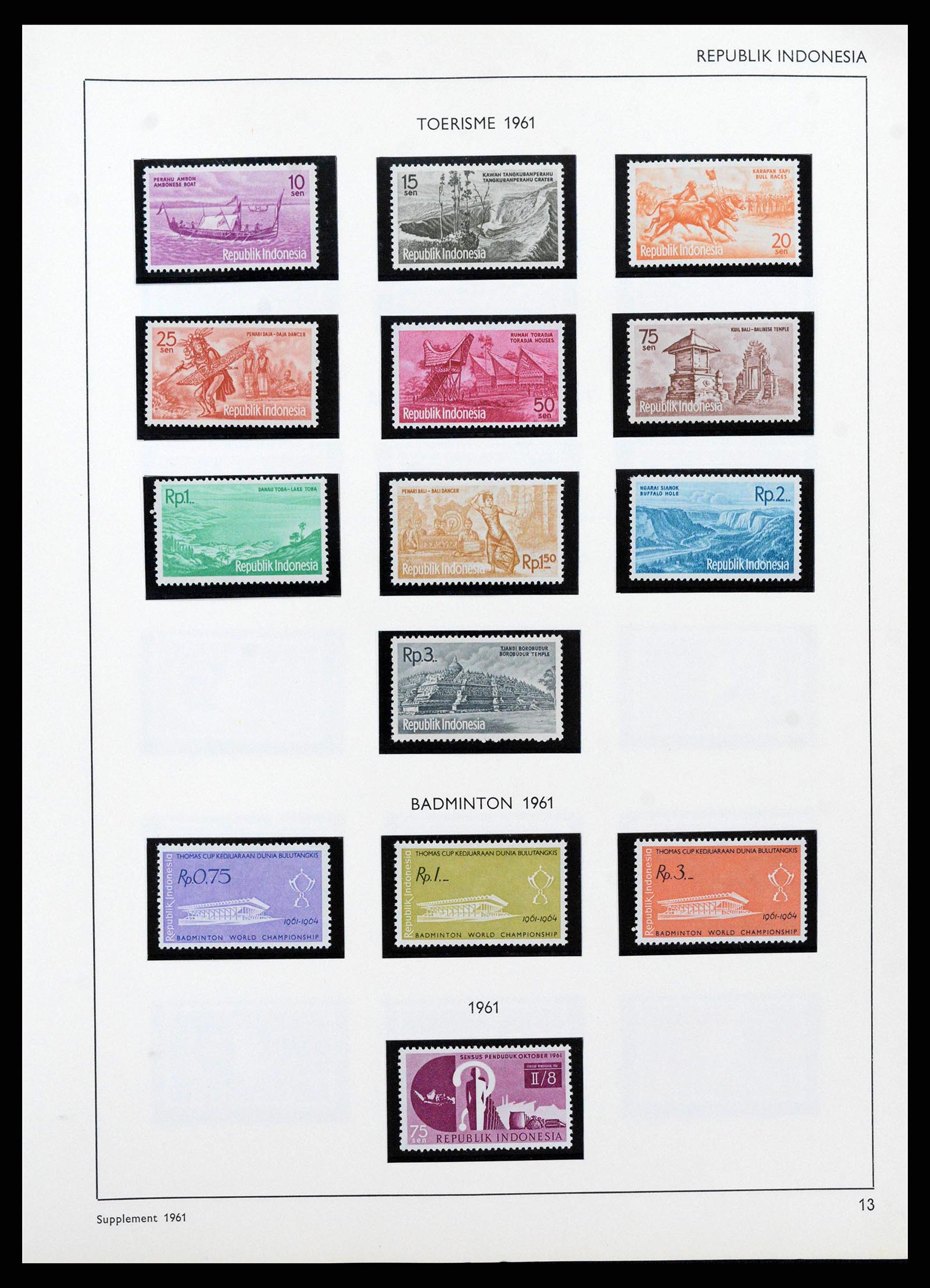 38576 0123 - Stamp collection 38576 Netherlands and territorie 1852-1964.