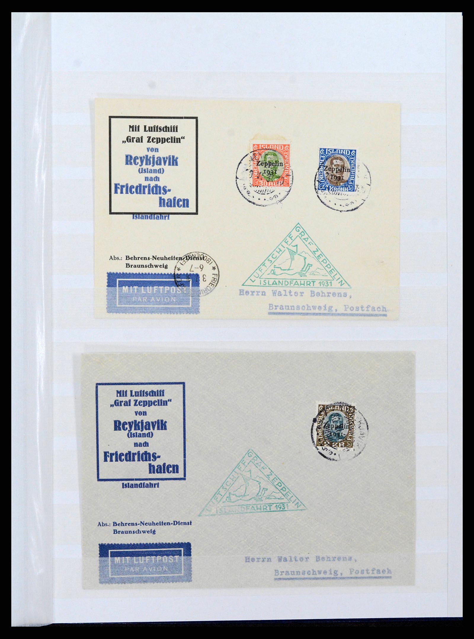 38578 0001 - Stamp collection 38578 Iceland 1913-1956.