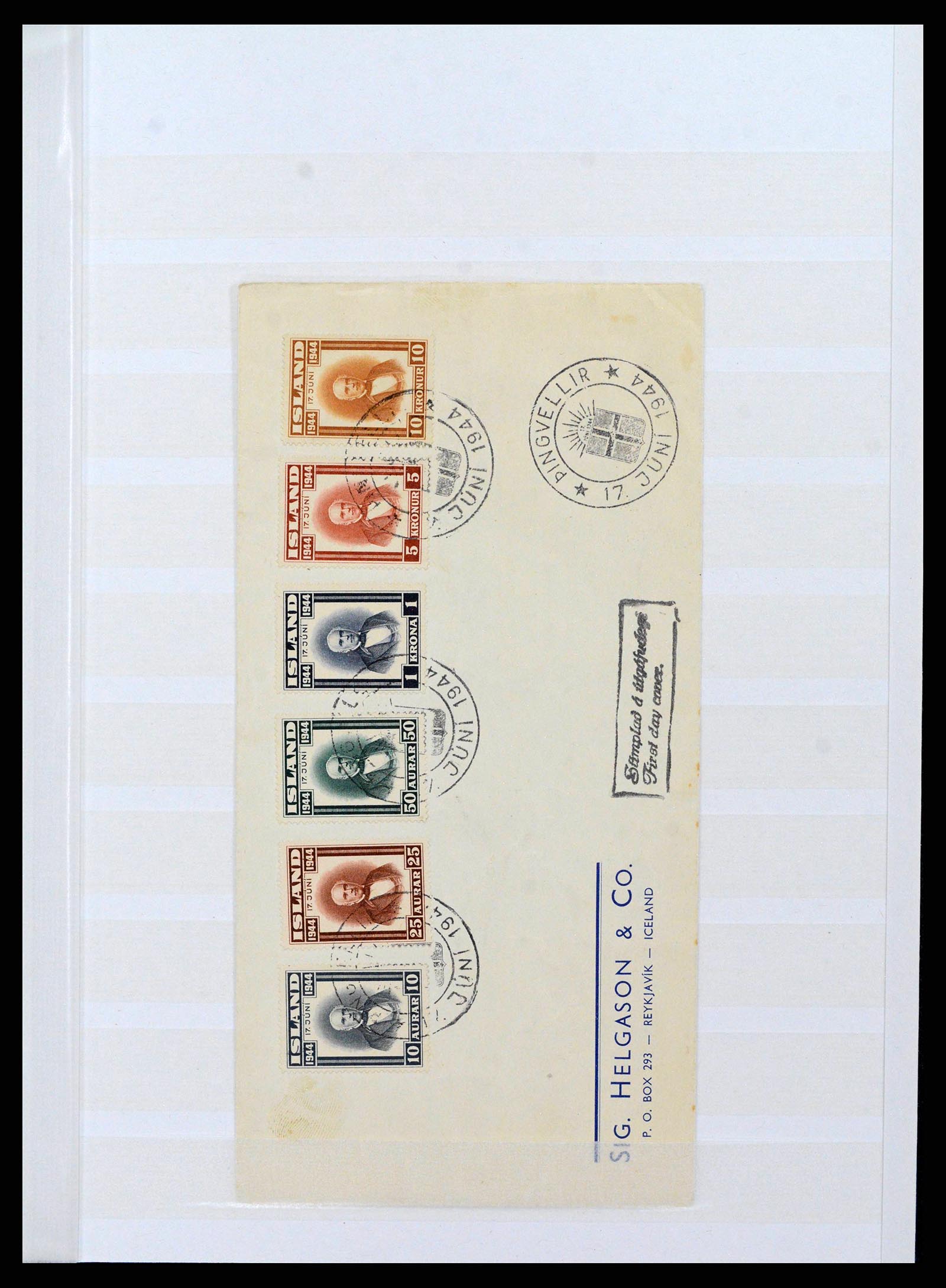 38578 0003 - Stamp collection 38578 Iceland 1913-1956.