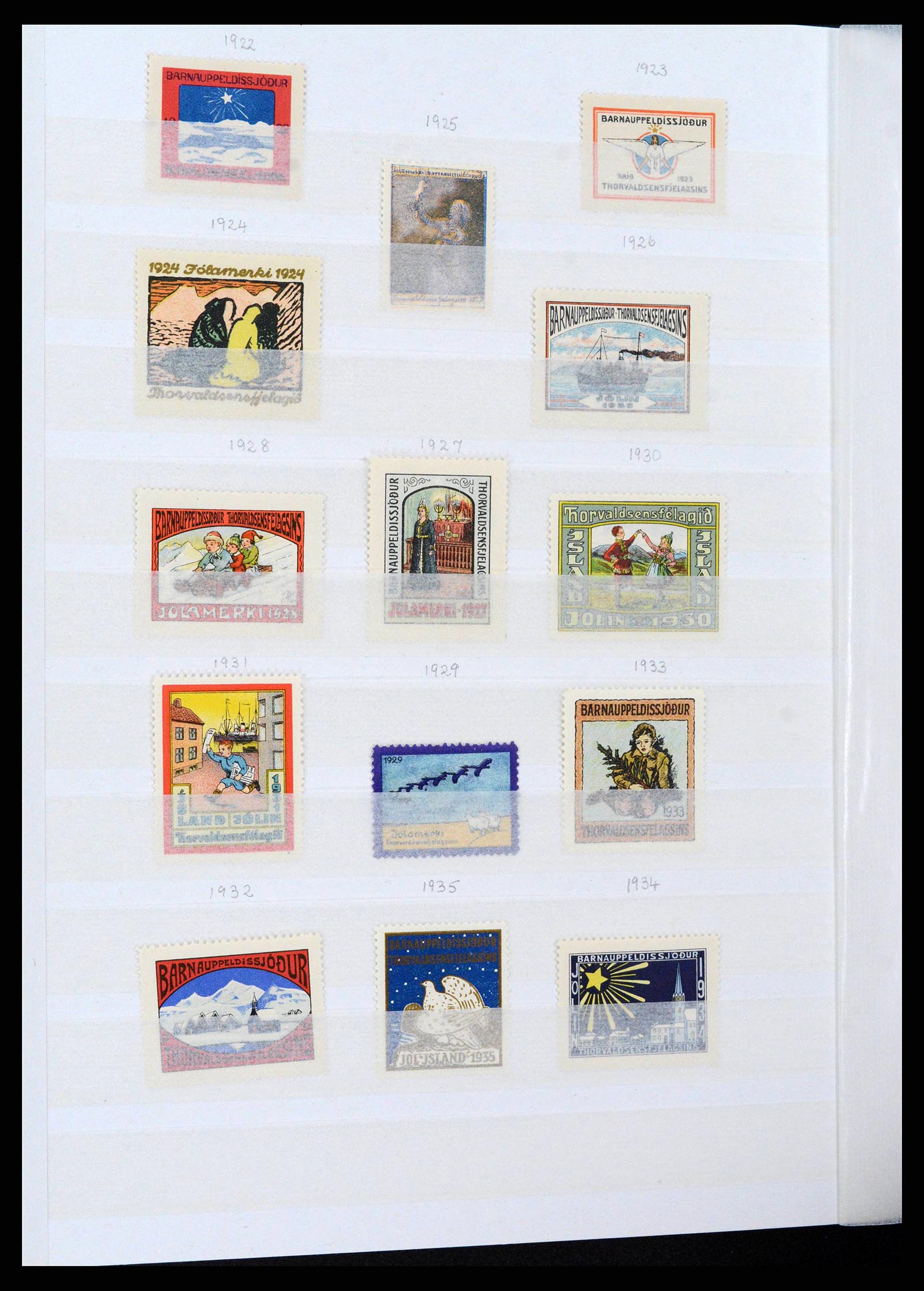 38578 0005 - Stamp collection 38578 Iceland 1913-1956.