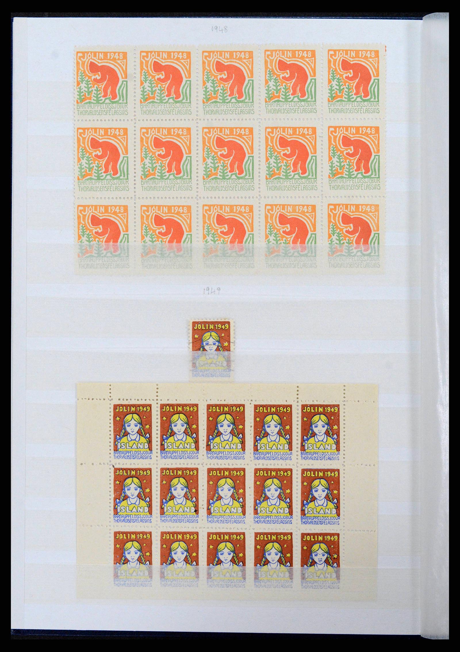 38578 0007 - Stamp collection 38578 Iceland 1913-1956.