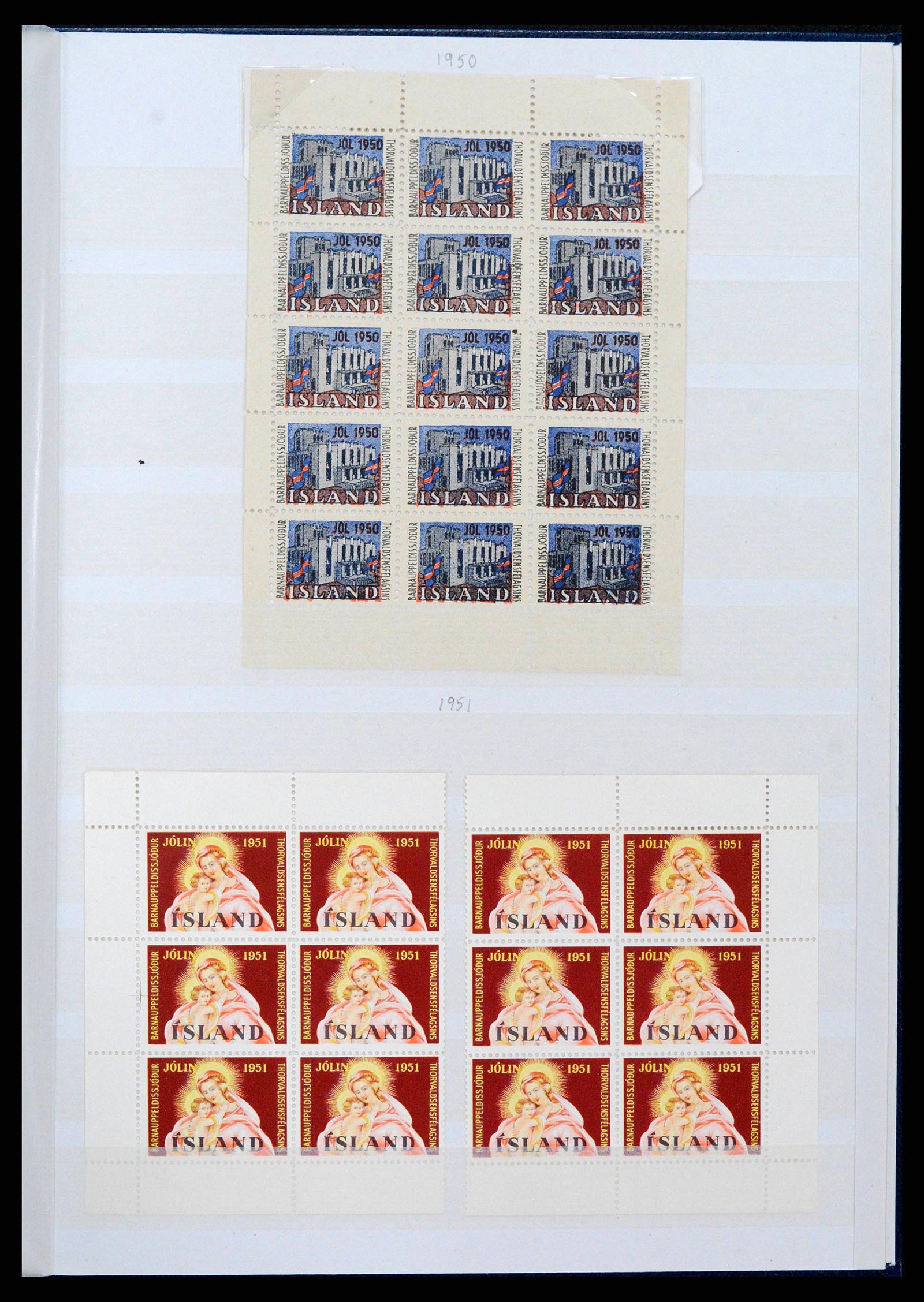 38578 0008 - Stamp collection 38578 Iceland 1913-1956.