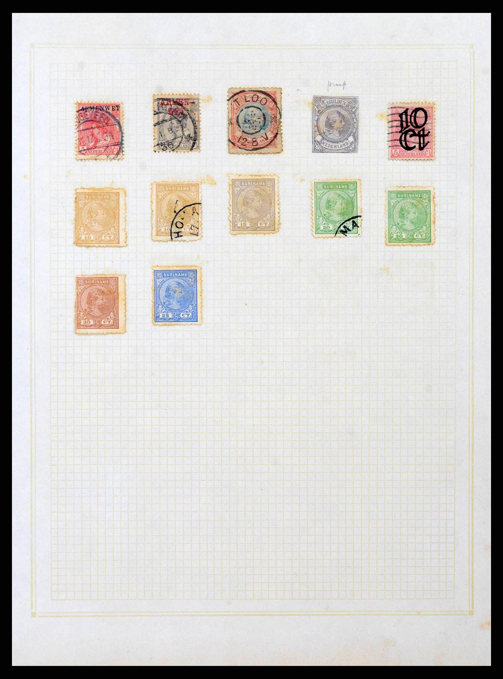 38579 0001 - Stamp collection 38579 World forgeries 1843-1900.