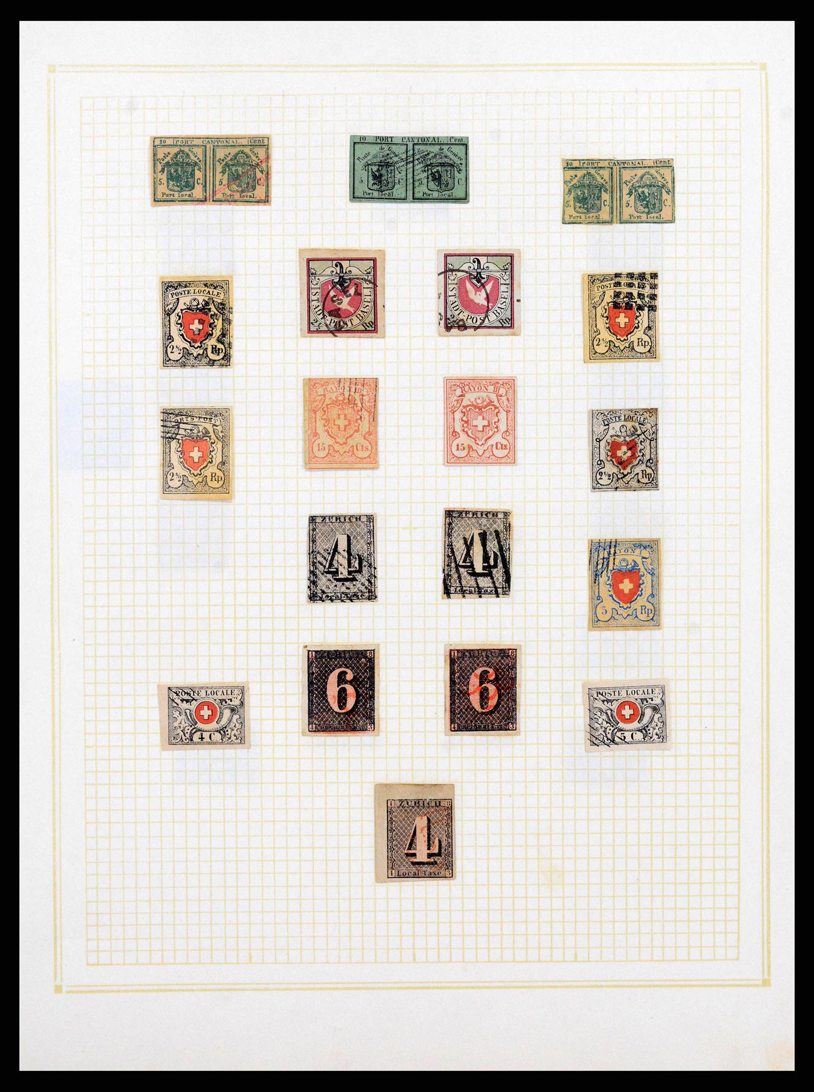 38579 0003 - Stamp collection 38579 World forgeries 1843-1900.
