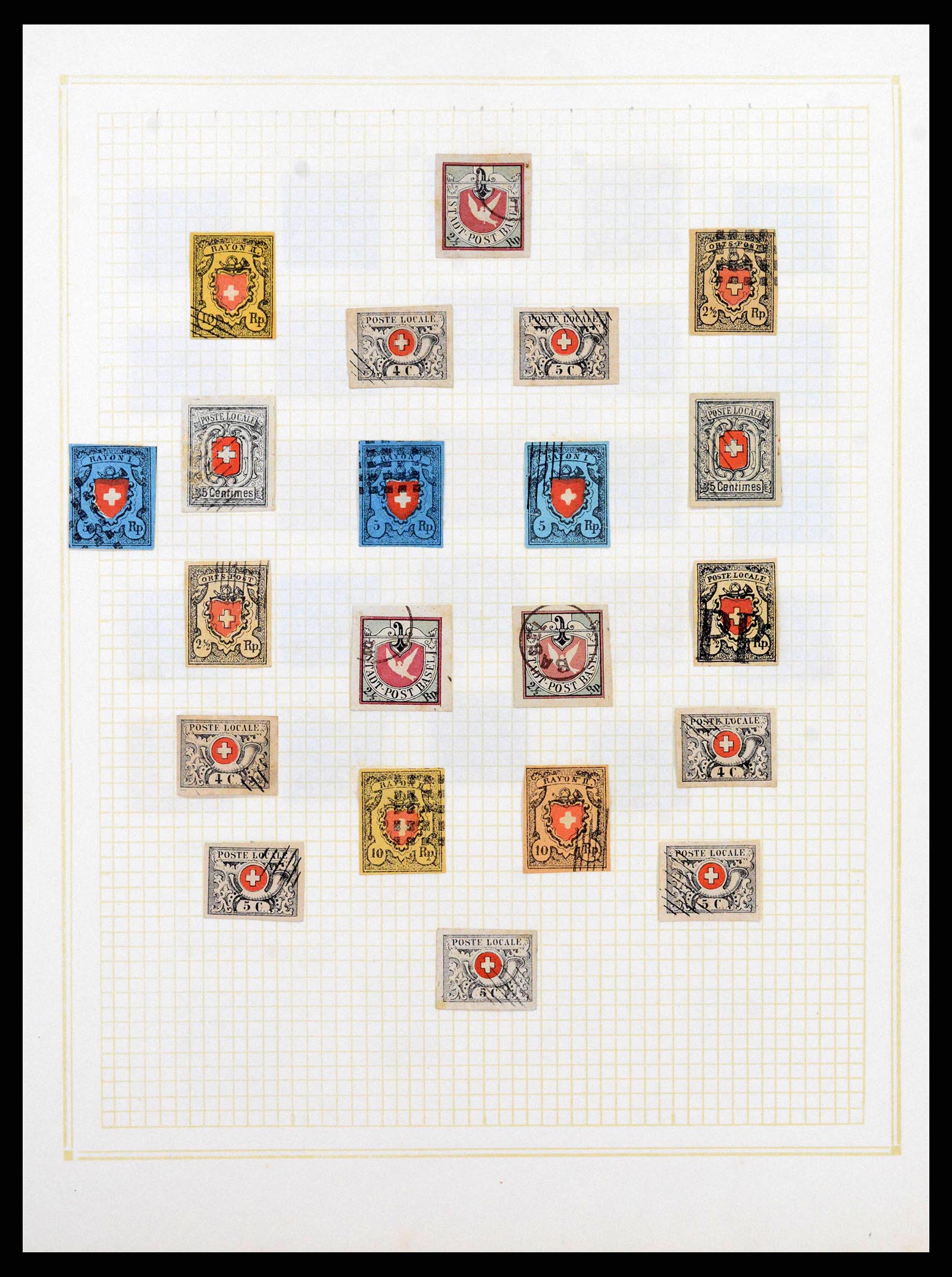 38579 0004 - Stamp collection 38579 World forgeries 1843-1900.