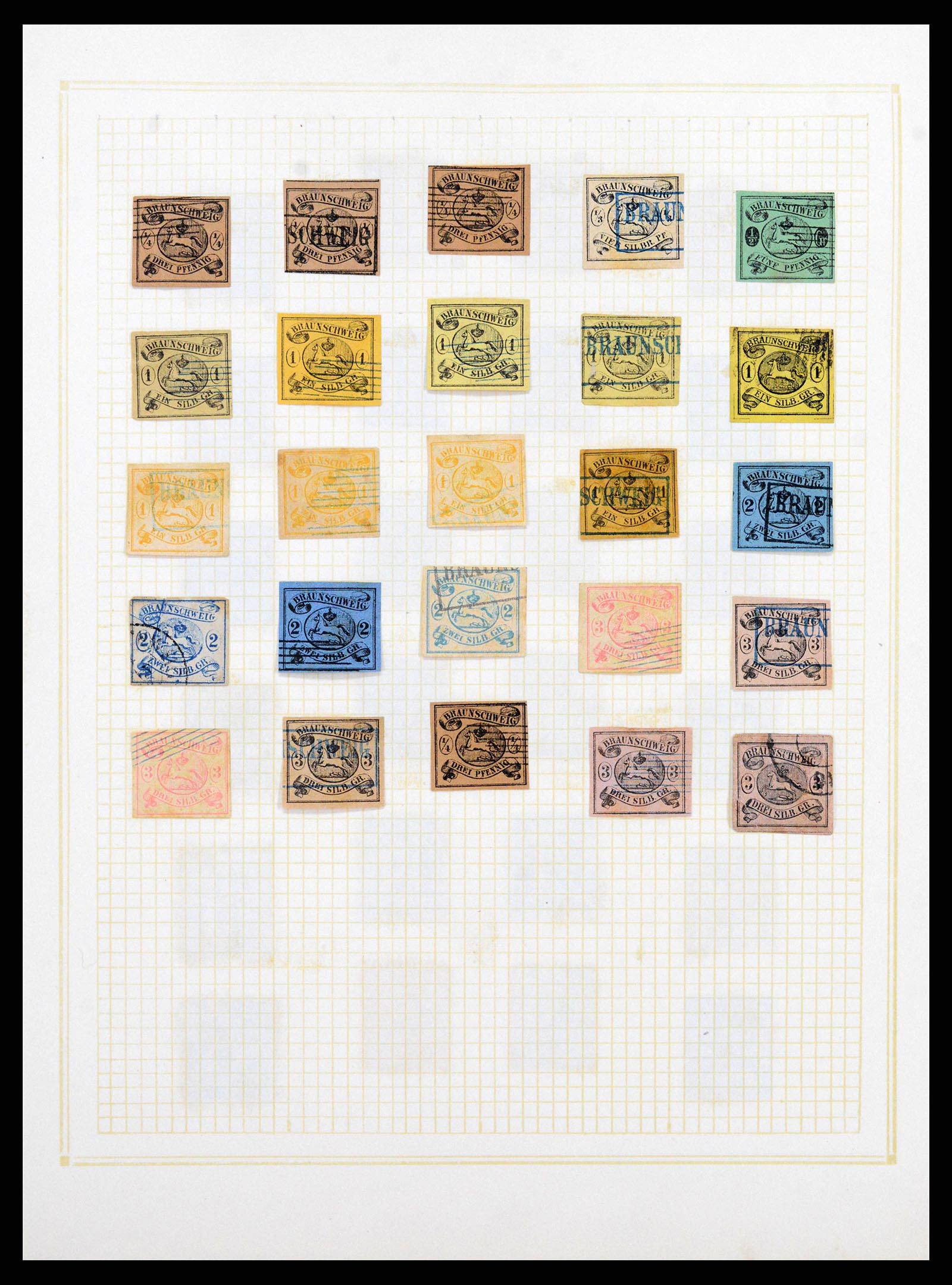 38579 0005 - Stamp collection 38579 World forgeries 1843-1900.
