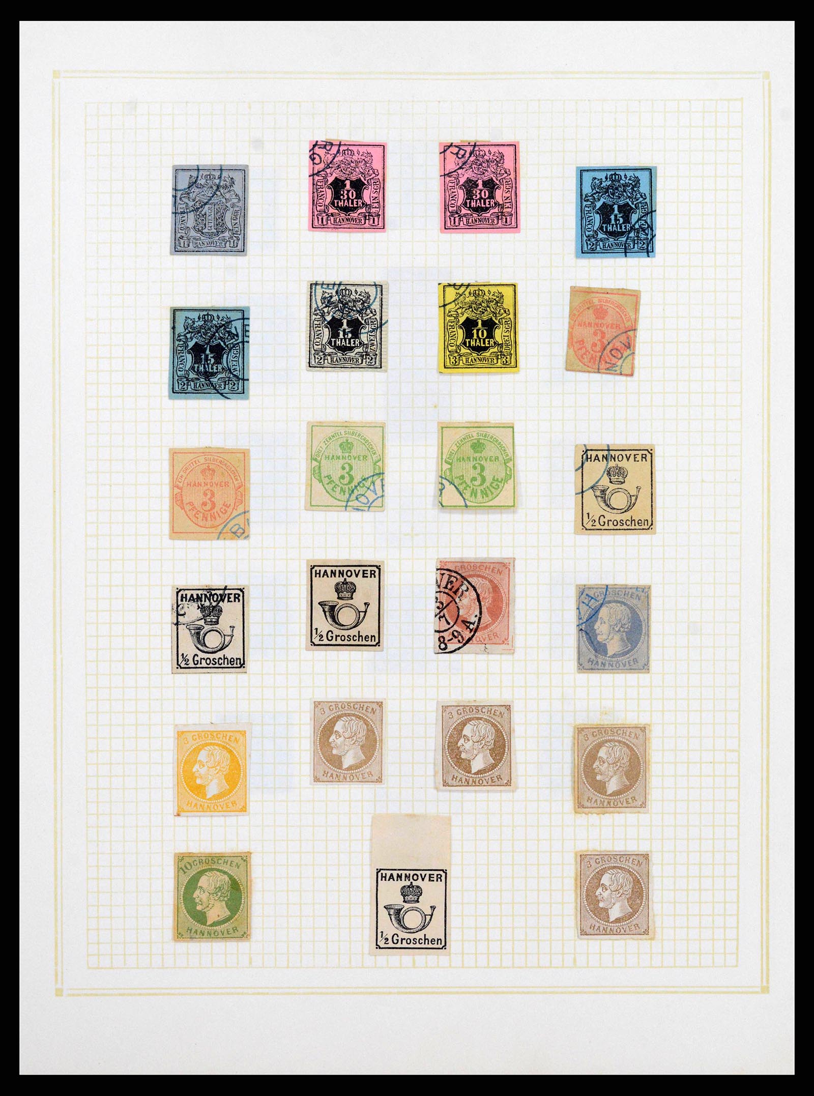 38579 0009 - Stamp collection 38579 World forgeries 1843-1900.