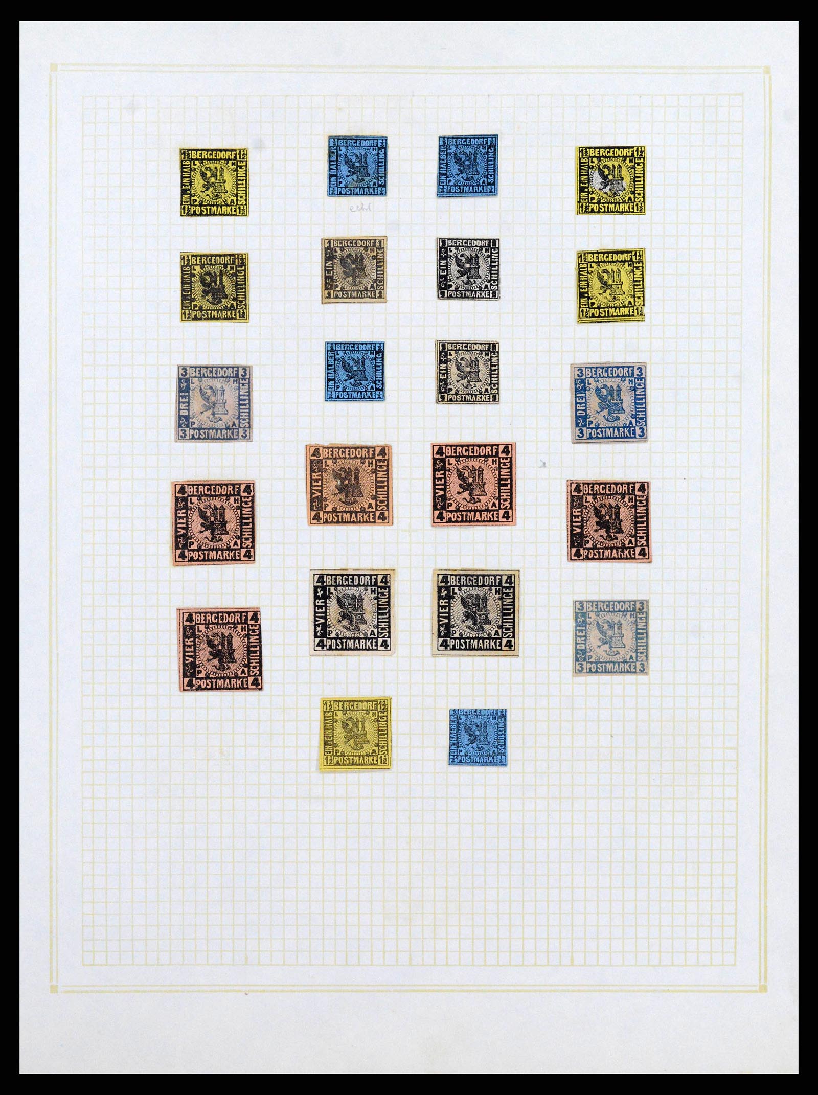 38579 0011 - Stamp collection 38579 World forgeries 1843-1900.