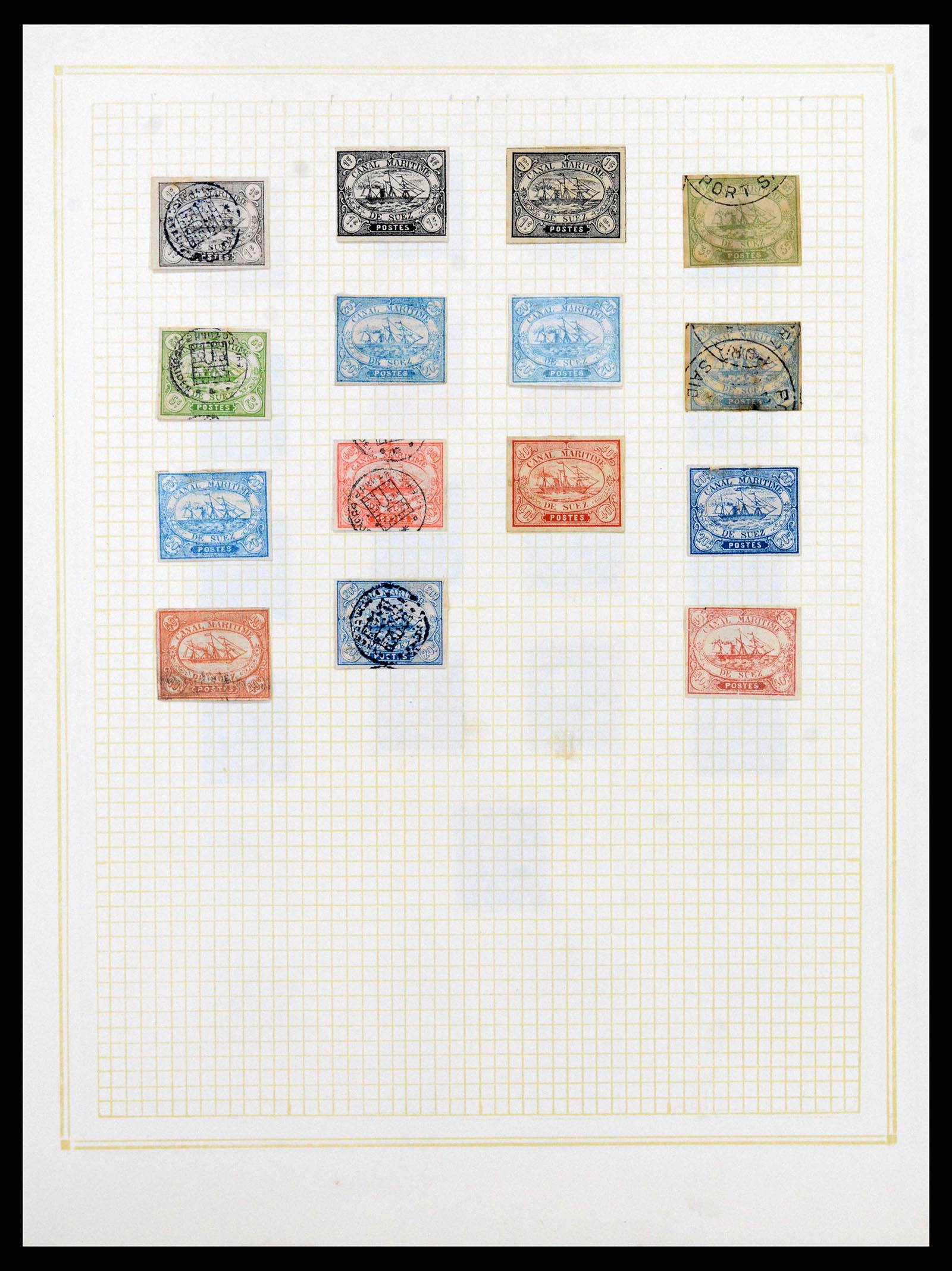 38579 0014 - Stamp collection 38579 World forgeries 1843-1900.