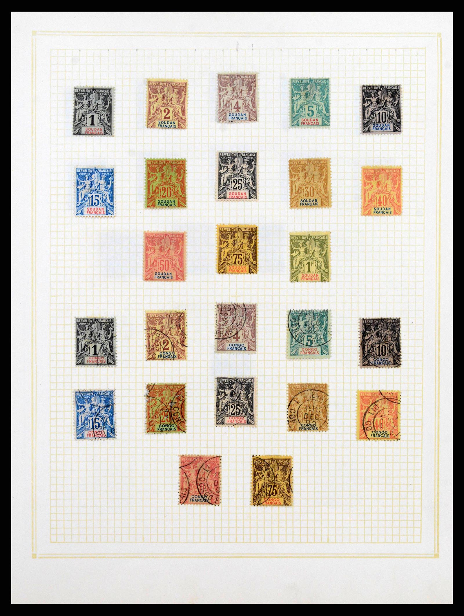 38579 0017 - Stamp collection 38579 World forgeries 1843-1900.