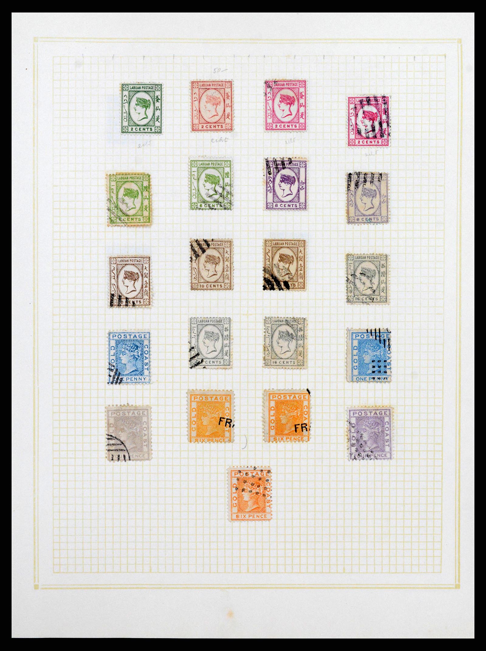 38579 0020 - Stamp collection 38579 World forgeries 1843-1900.