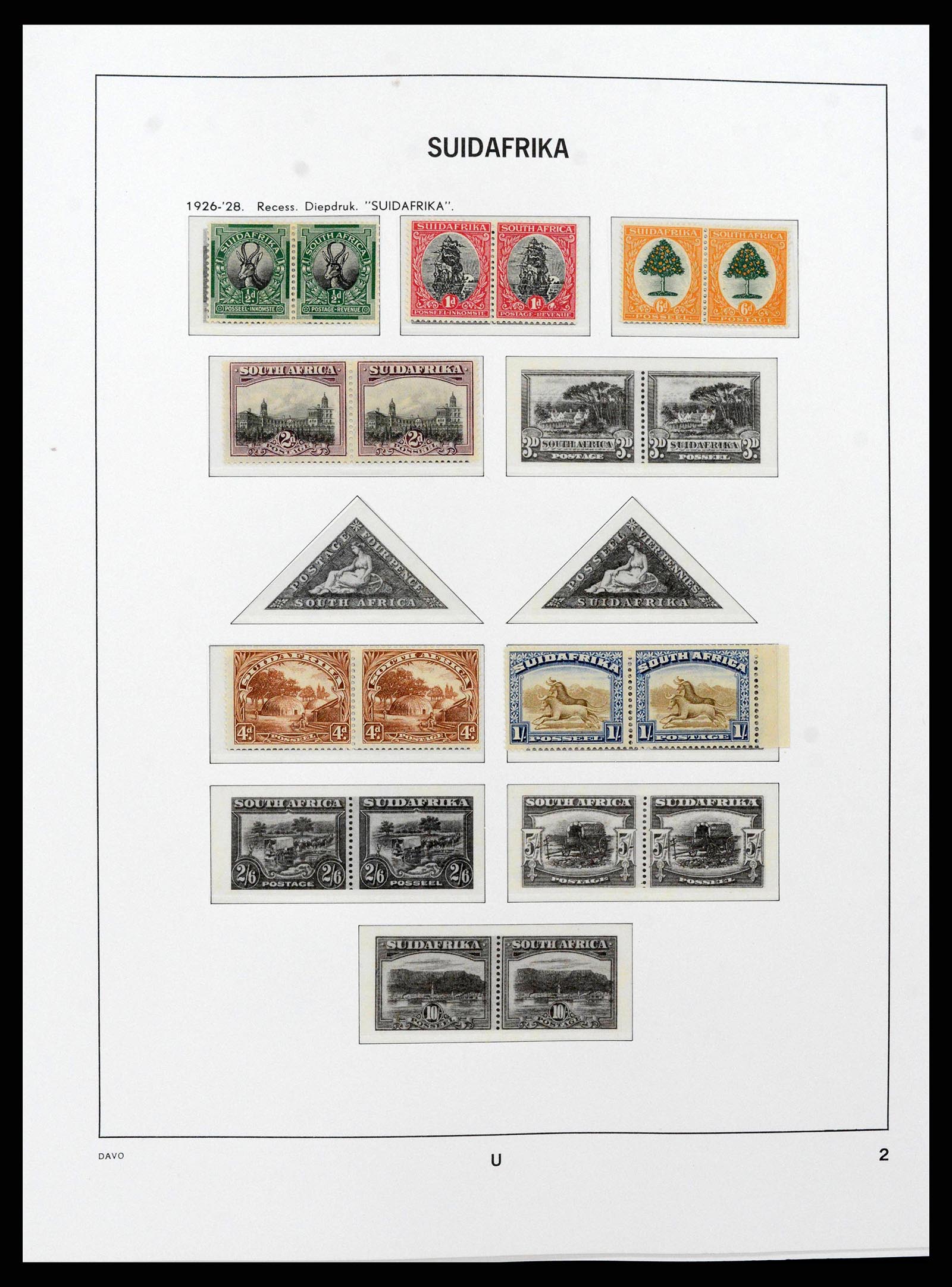 38581 0002 - Stamp collection 38581 South Africa 1910-1999.