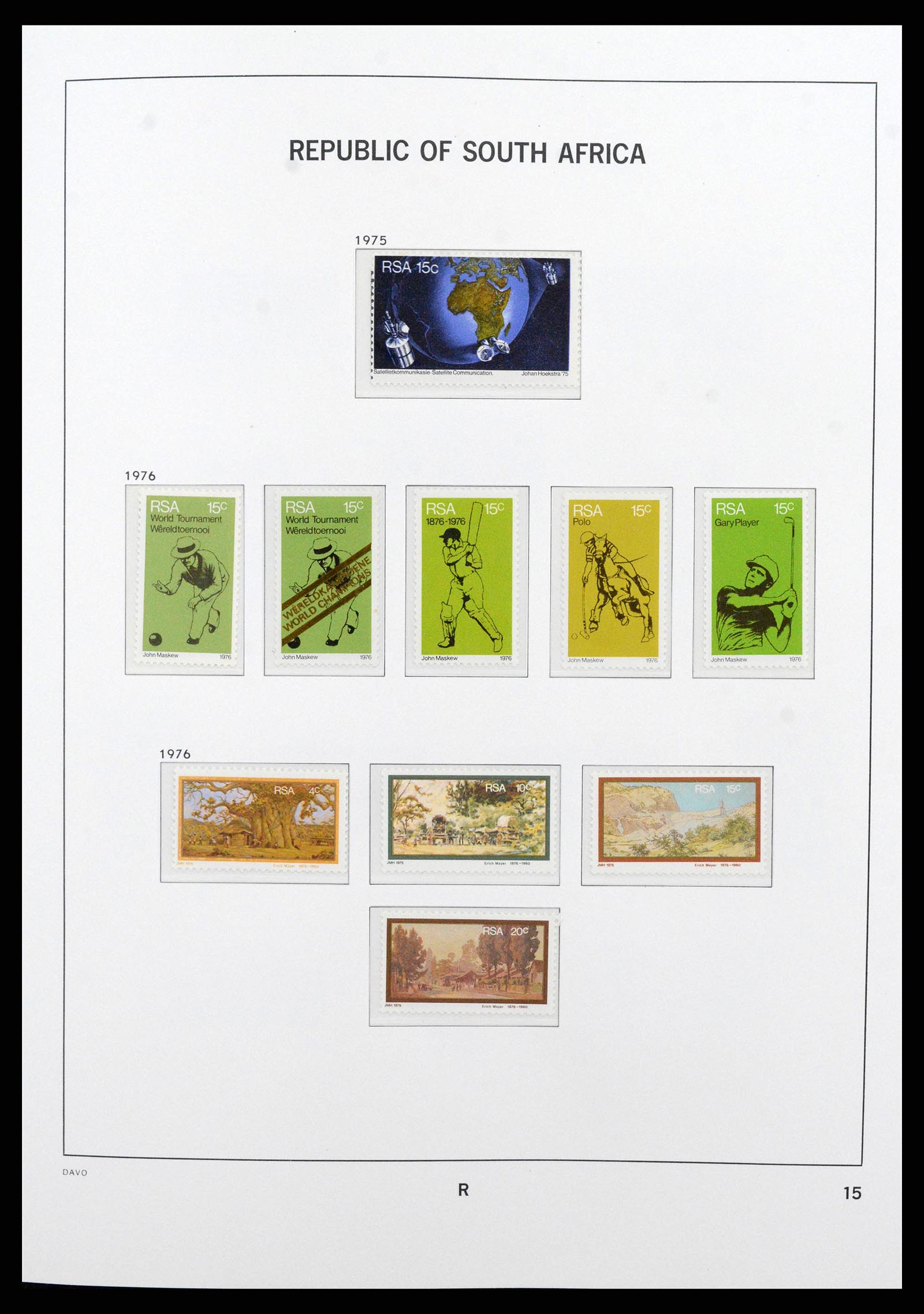 38581 0034 - Stamp collection 38581 South Africa 1910-1999.
