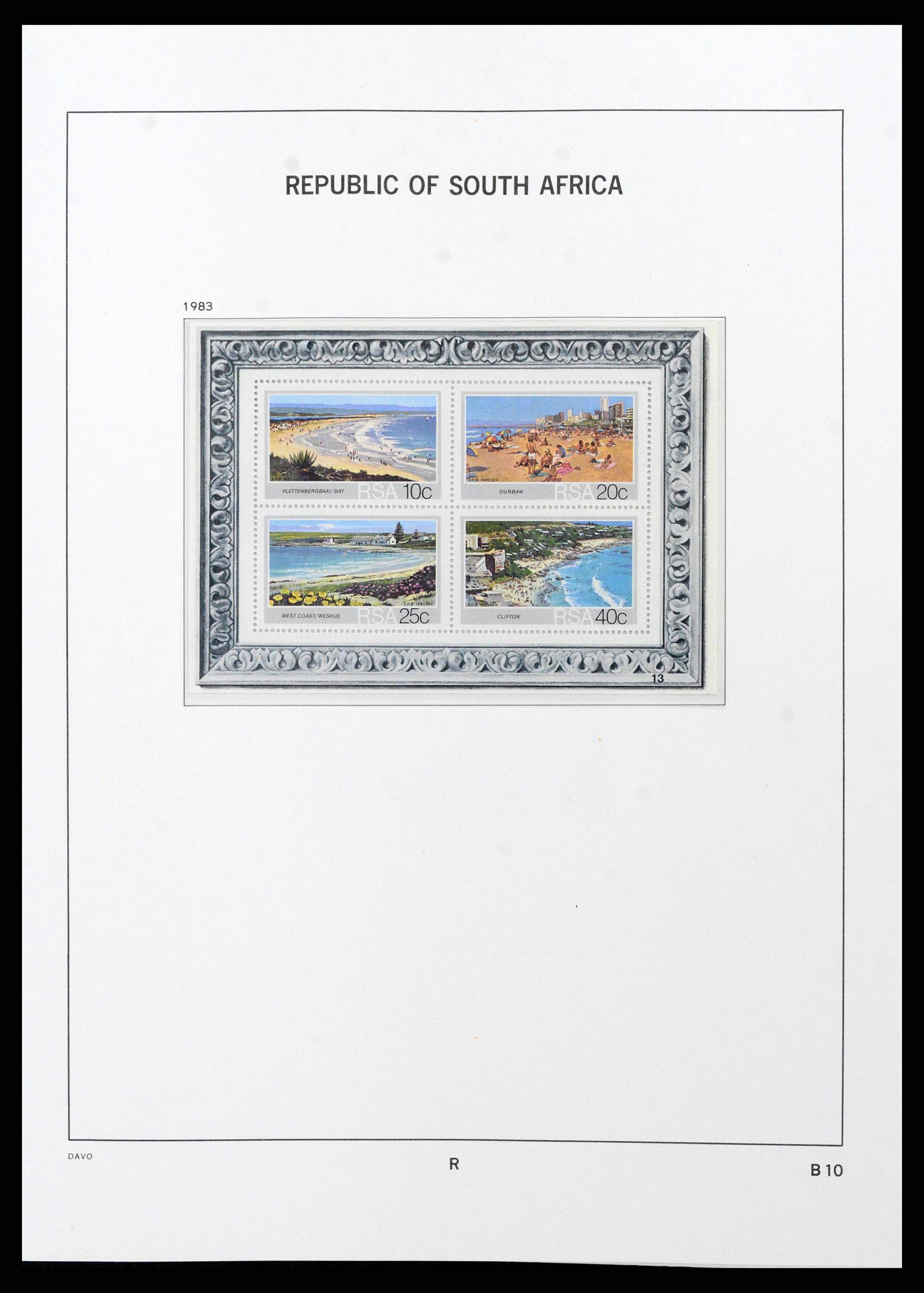38581 0099 - Stamp collection 38581 South Africa 1910-1999.