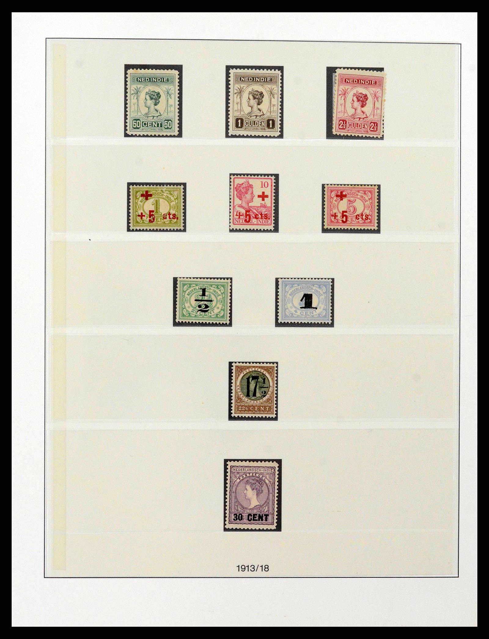 38583 0003 - Stamp collection 38583 Dutch east Indies 1909-1949.