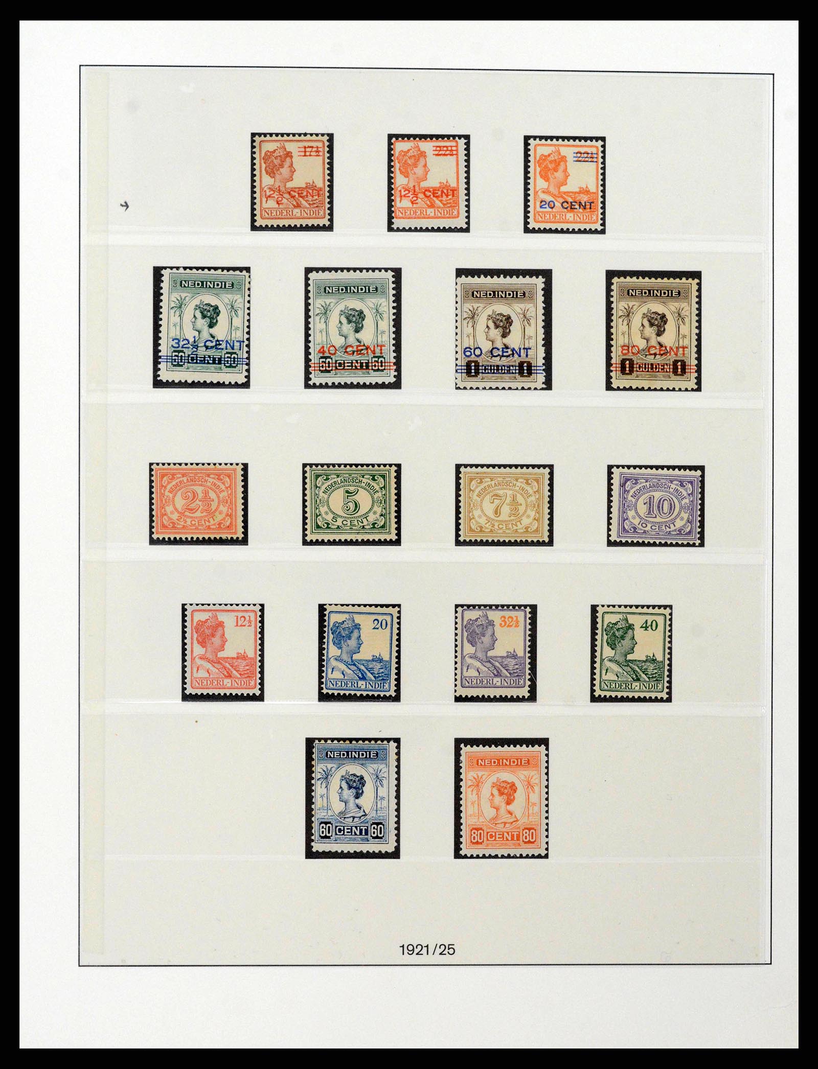 38583 0004 - Stamp collection 38583 Dutch east Indies 1909-1949.