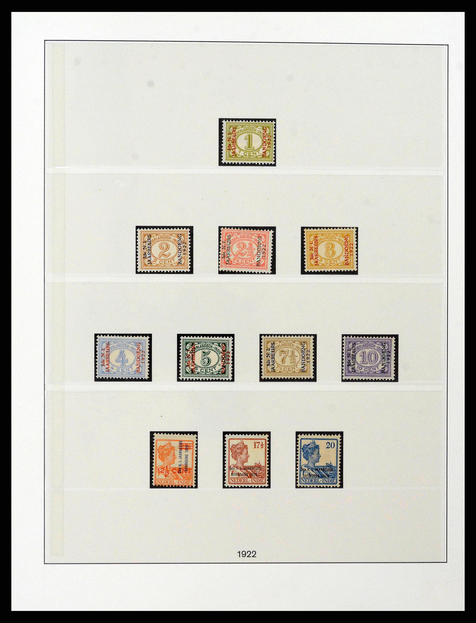 38583 0005 - Stamp collection 38583 Dutch east Indies 1909-1949.