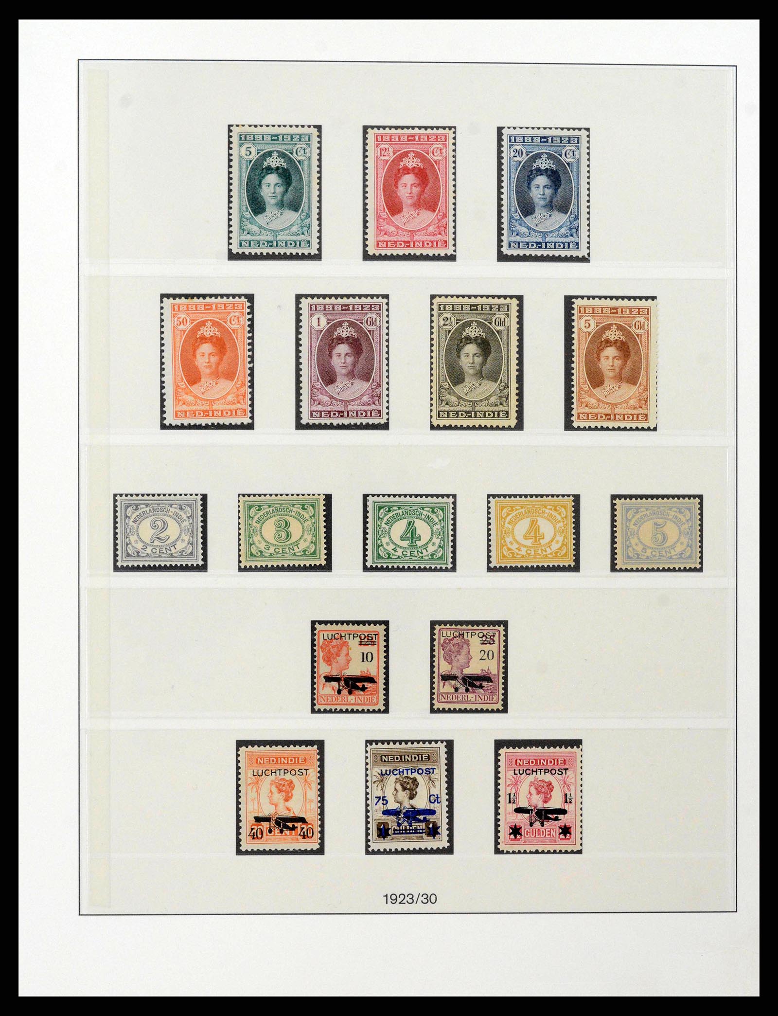 38583 0006 - Stamp collection 38583 Dutch east Indies 1909-1949.