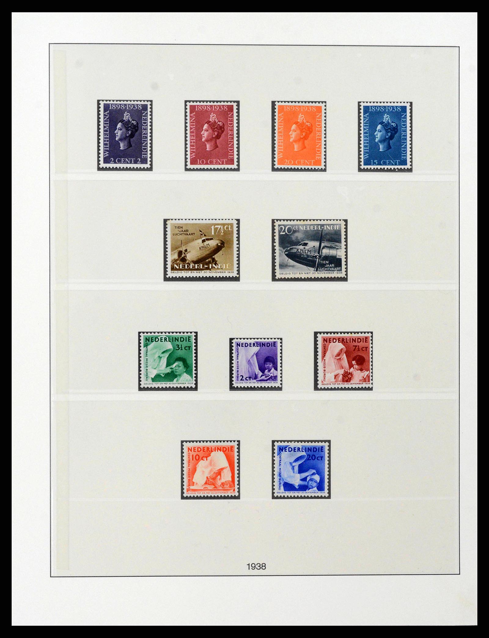 38583 0014 - Stamp collection 38583 Dutch east Indies 1909-1949.