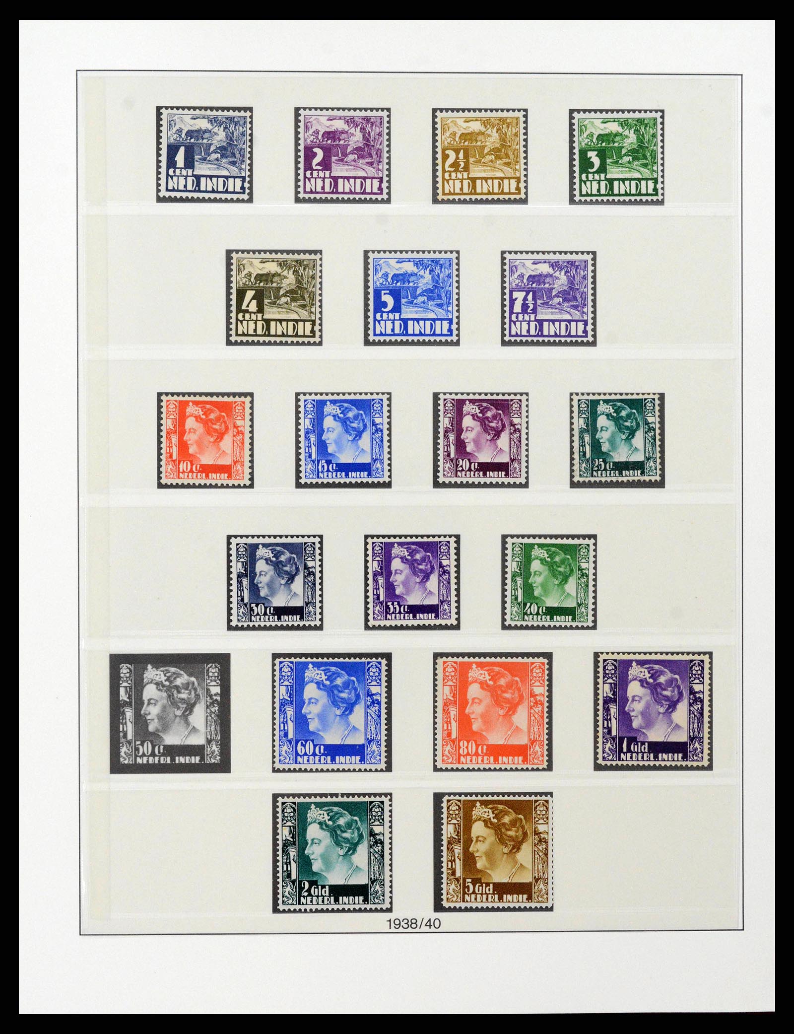38583 0015 - Stamp collection 38583 Dutch east Indies 1909-1949.