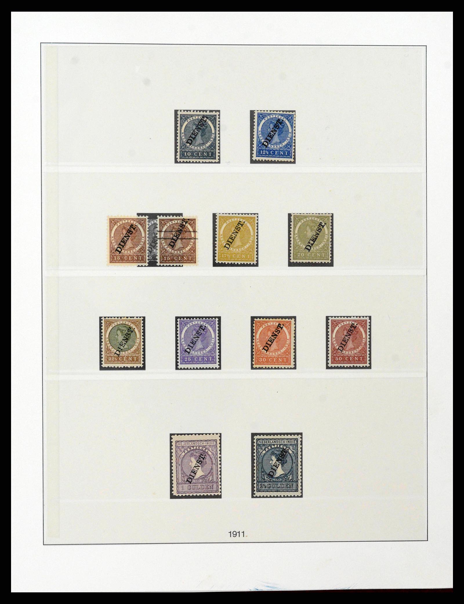 38583 0024 - Postzegelverzameling 38583 Nederlands Indië 1909-1949.