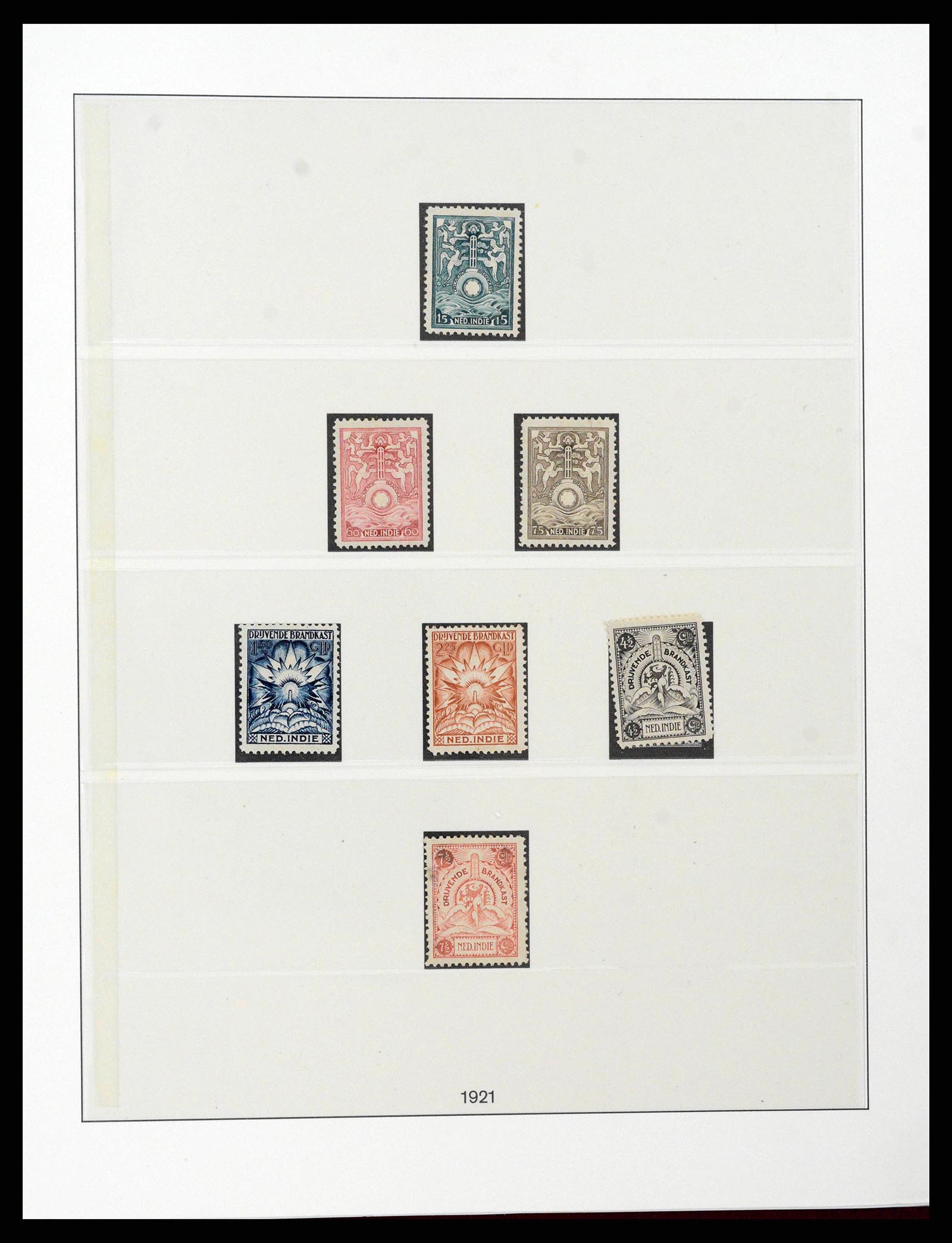 38583 0030 - Stamp collection 38583 Dutch east Indies 1909-1949.