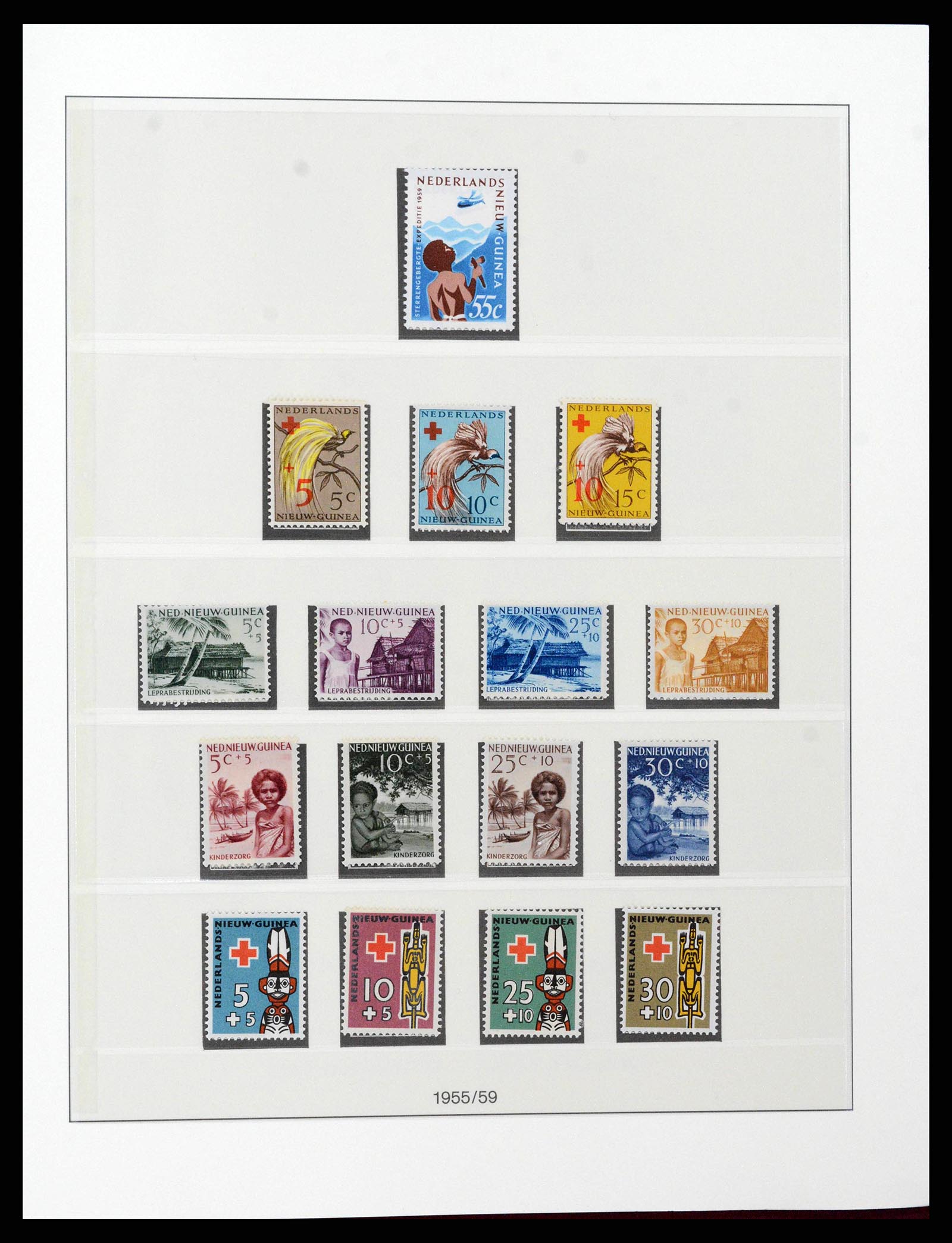 38583 0033 - Postzegelverzameling 38583 Nederlands Indië 1909-1949.