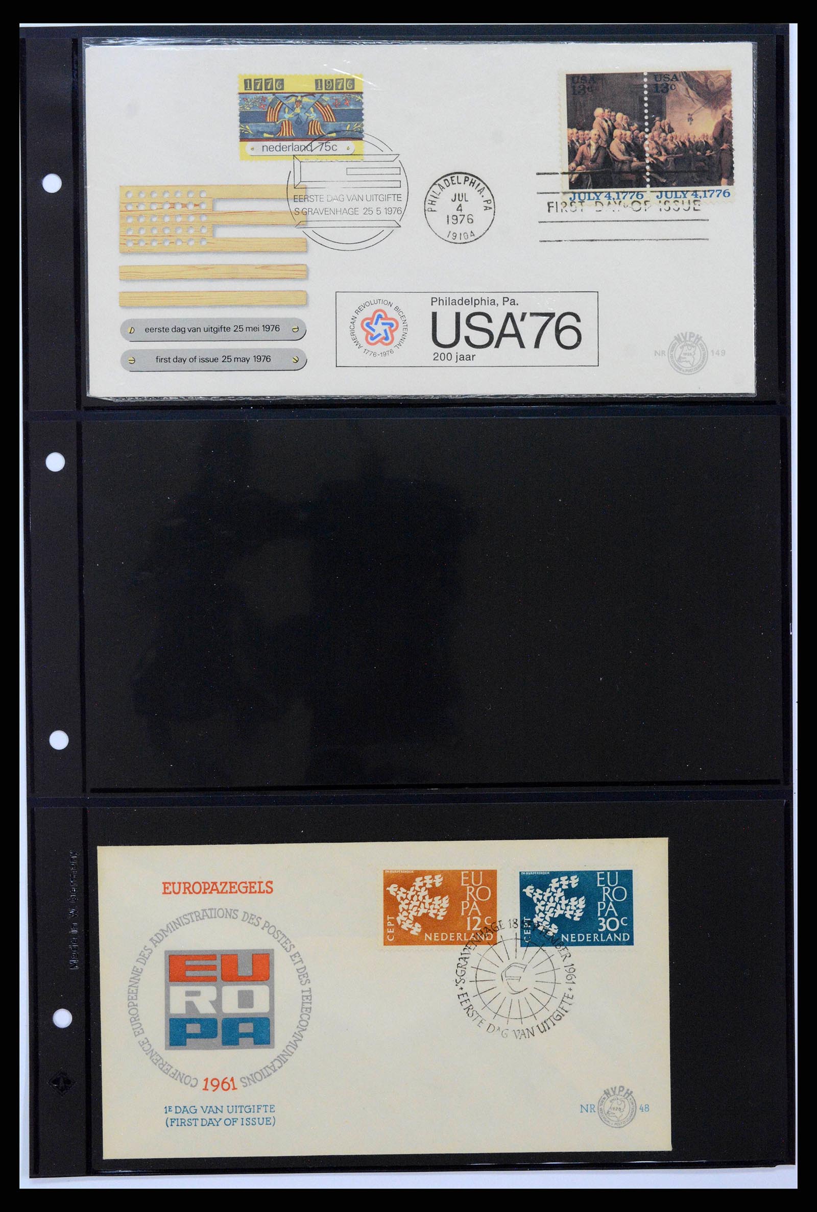 38584 0001 - Postzegelverzameling 38584 Nederland FDC's 1961-1979.