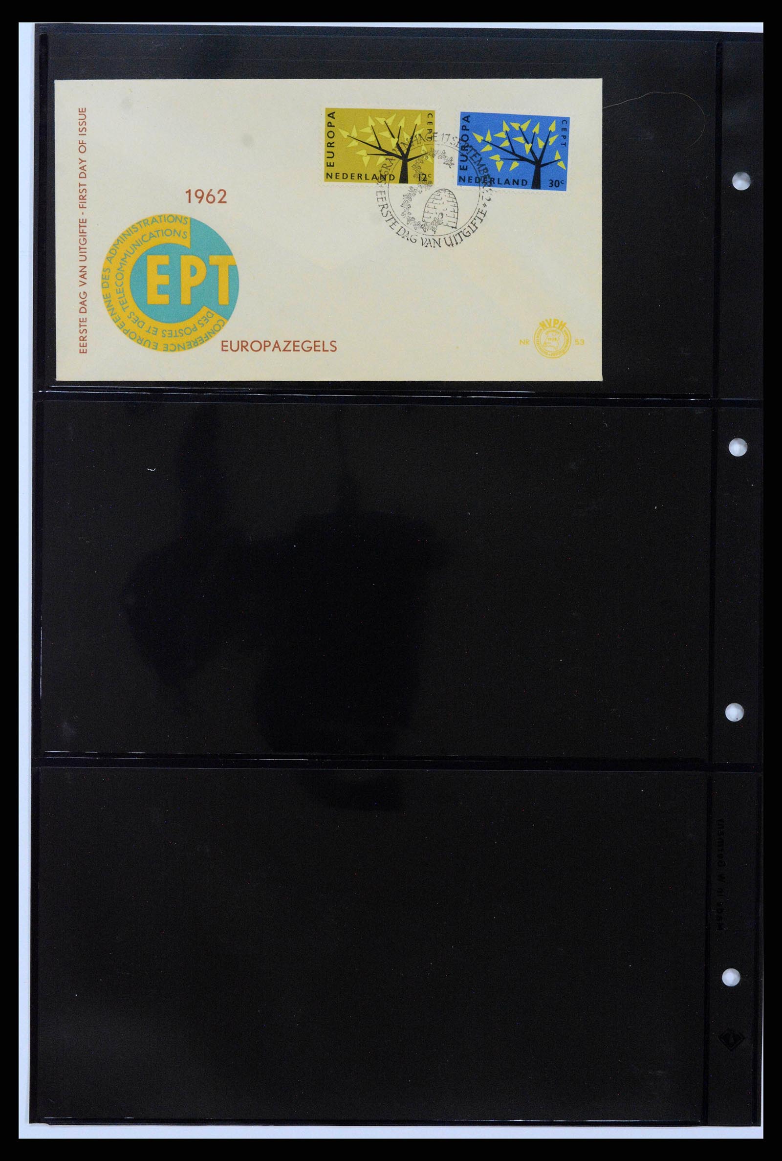 38584 0002 - Postzegelverzameling 38584 Nederland FDC's 1961-1979.