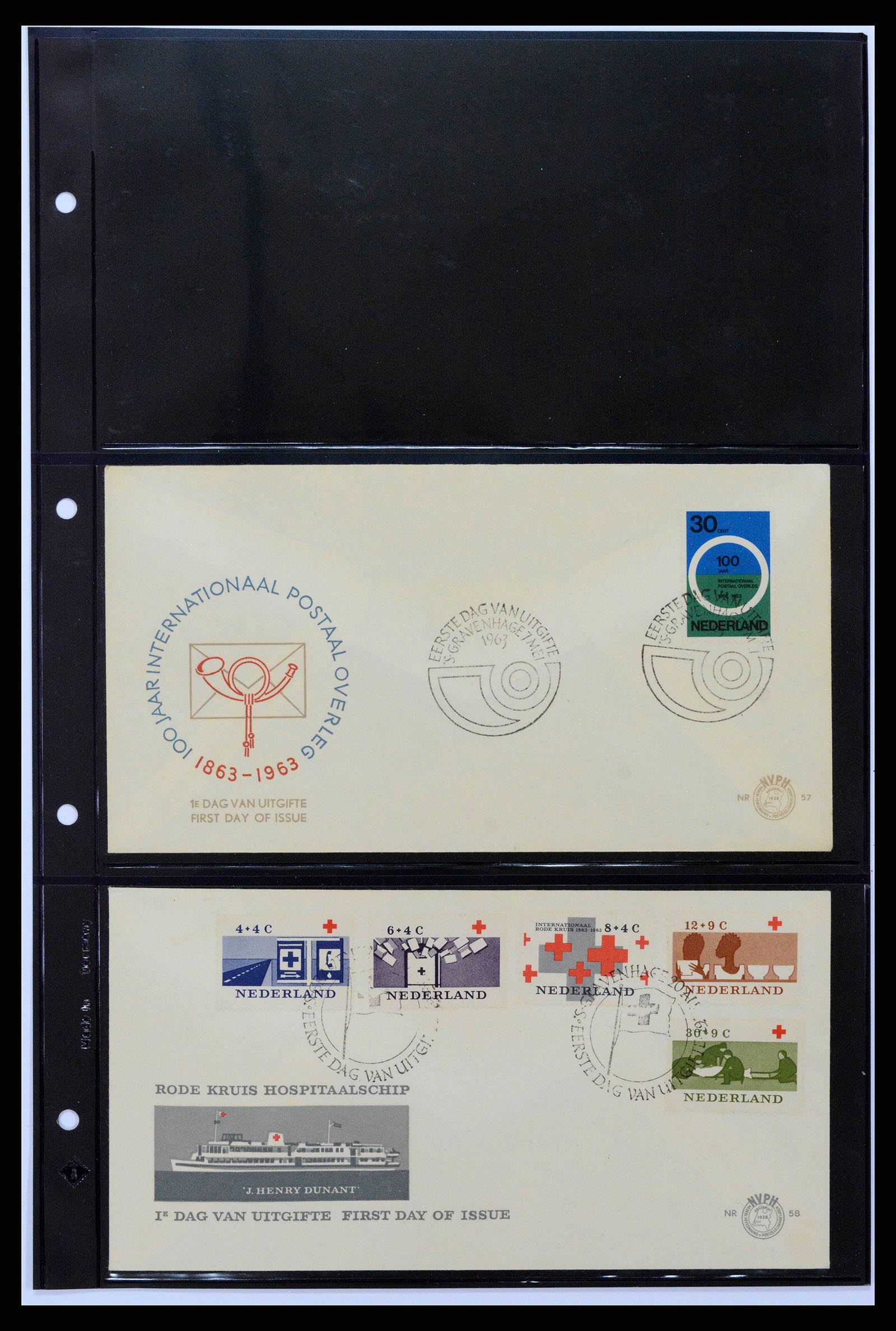 38584 0003 - Postzegelverzameling 38584 Nederland FDC's 1961-1979.