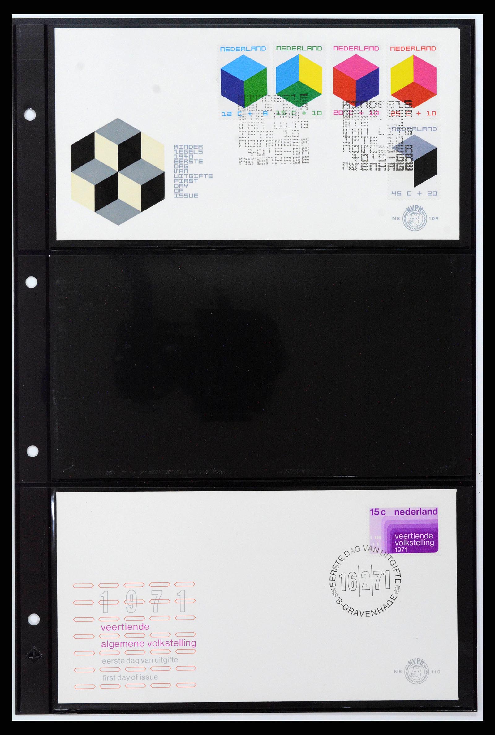 38584 0023 - Postzegelverzameling 38584 Nederland FDC's 1961-1979.