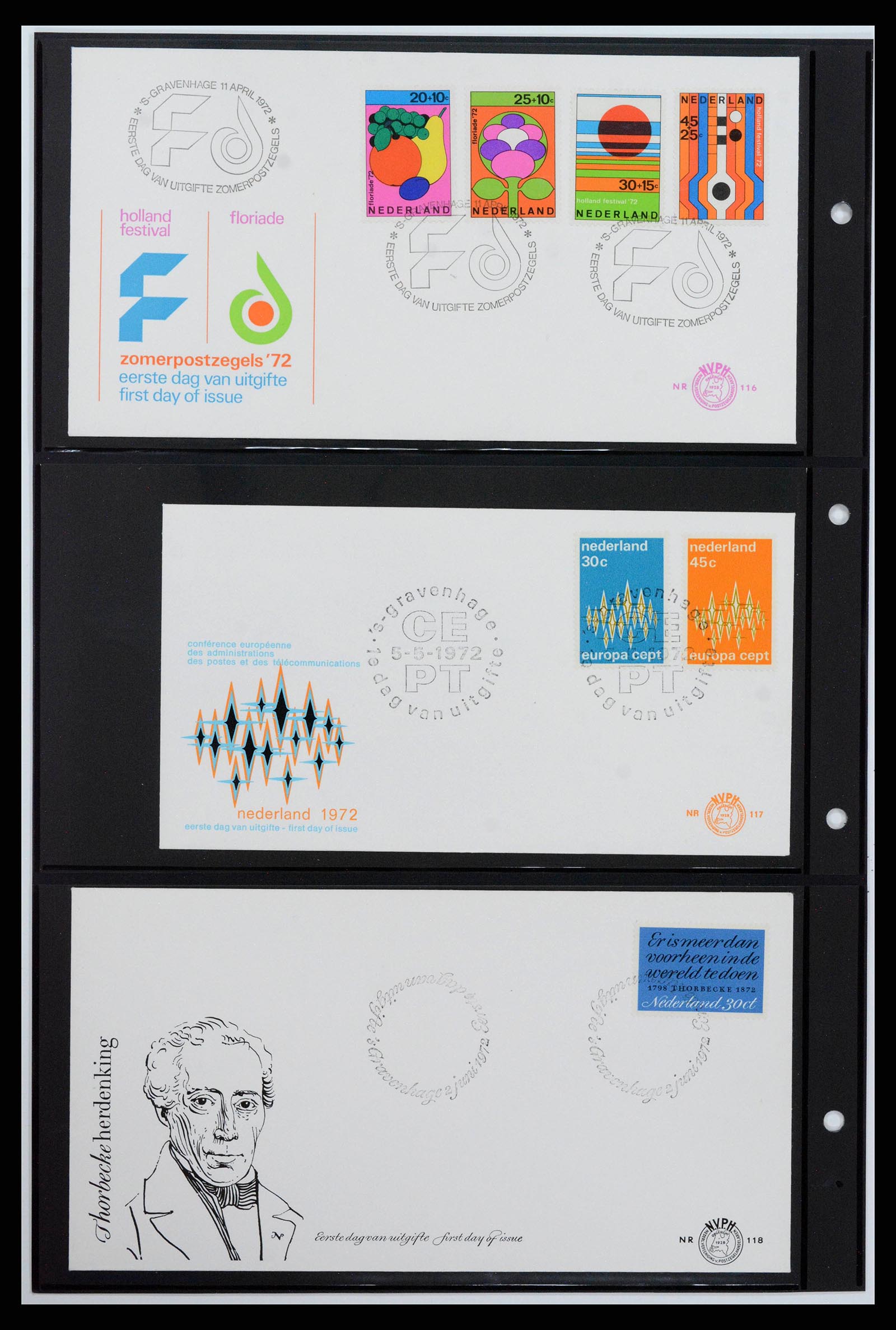 38584 0026 - Stamp collection 38584 Netherlands FDC's 1961-1979.