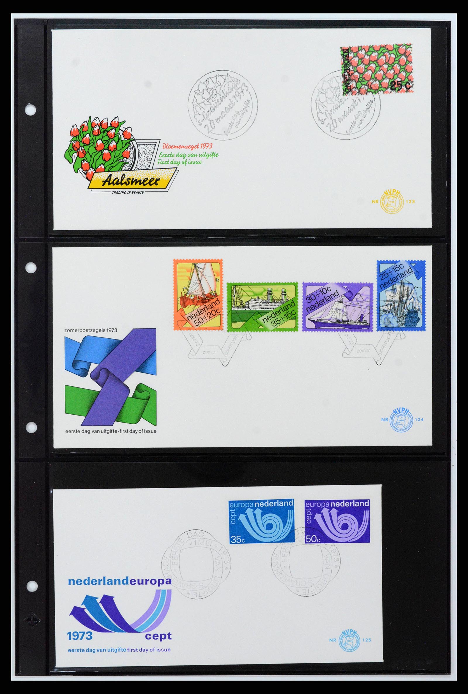 38584 0029 - Postzegelverzameling 38584 Nederland FDC's 1961-1979.