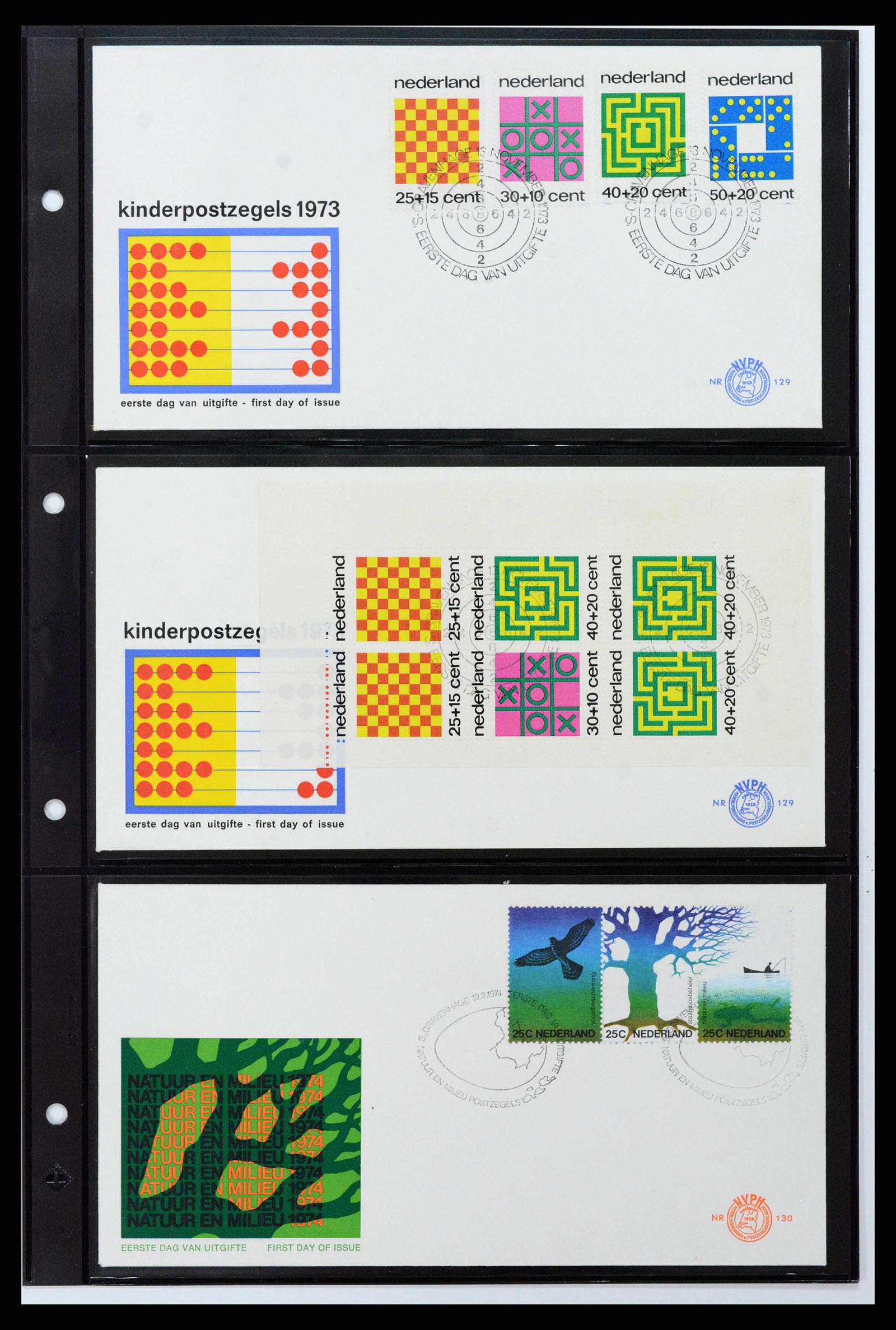 38584 0031 - Postzegelverzameling 38584 Nederland FDC's 1961-1979.