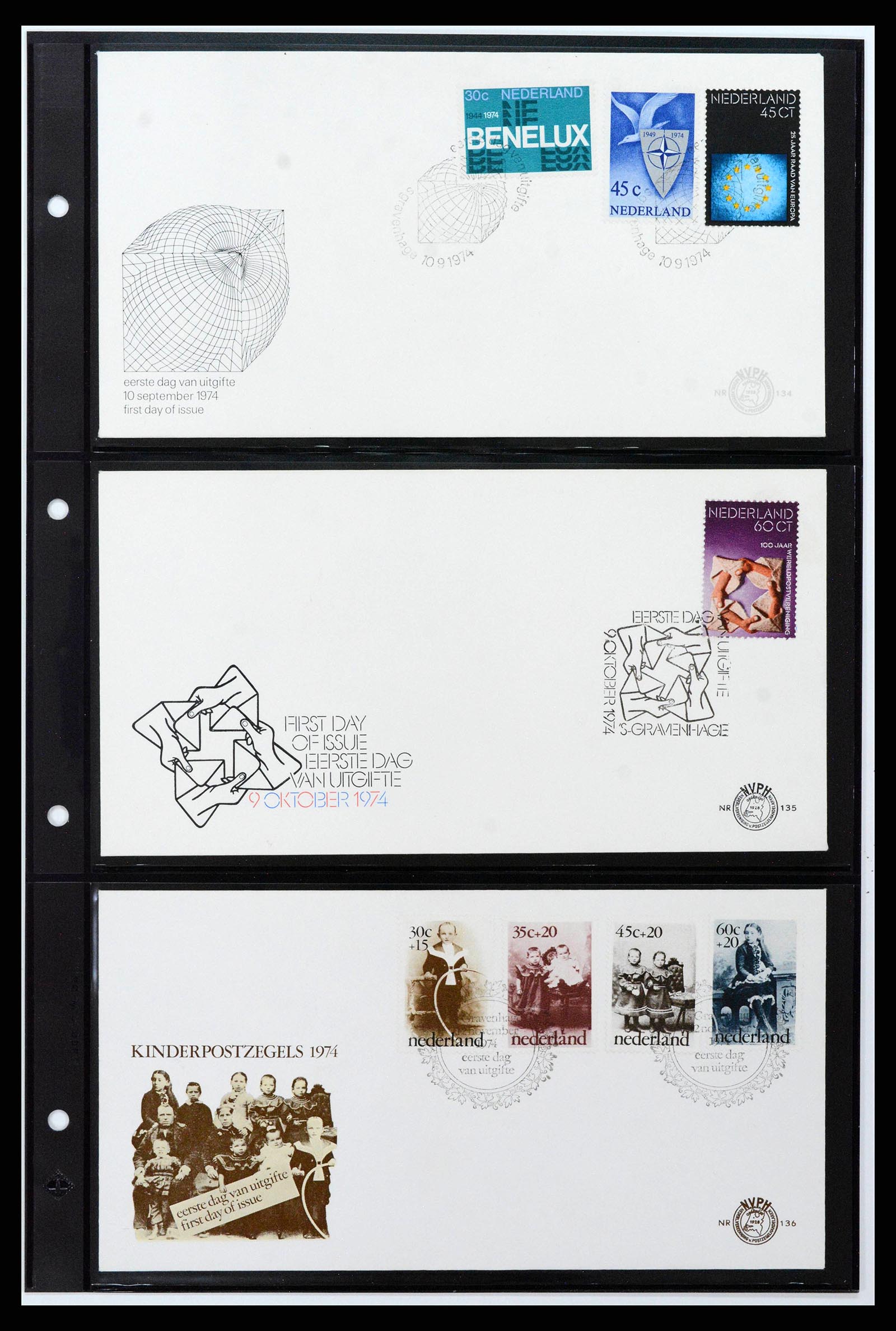 38584 0033 - Postzegelverzameling 38584 Nederland FDC's 1961-1979.