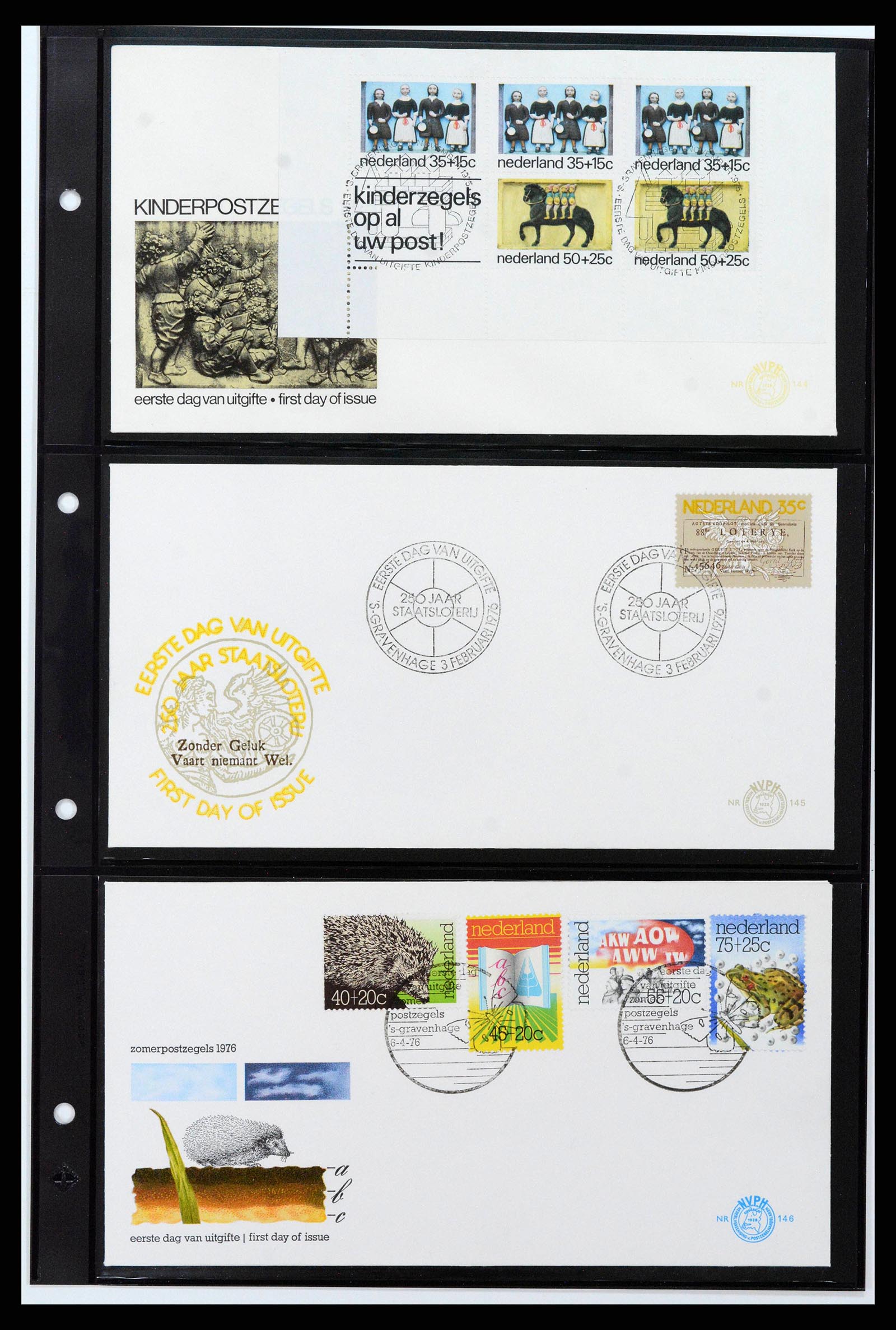 38584 0037 - Postzegelverzameling 38584 Nederland FDC's 1961-1979.