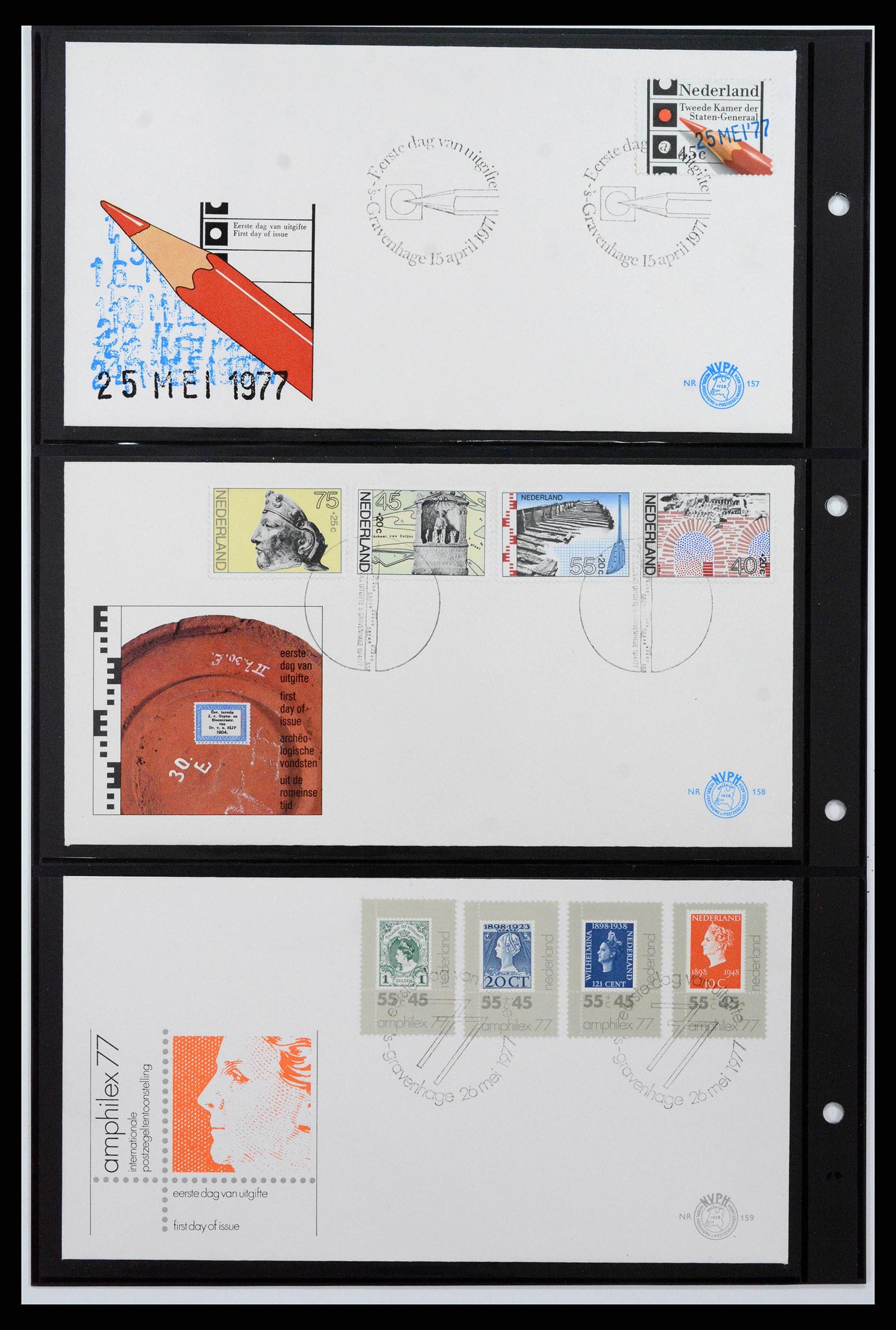 38584 0042 - Postzegelverzameling 38584 Nederland FDC's 1961-1979.