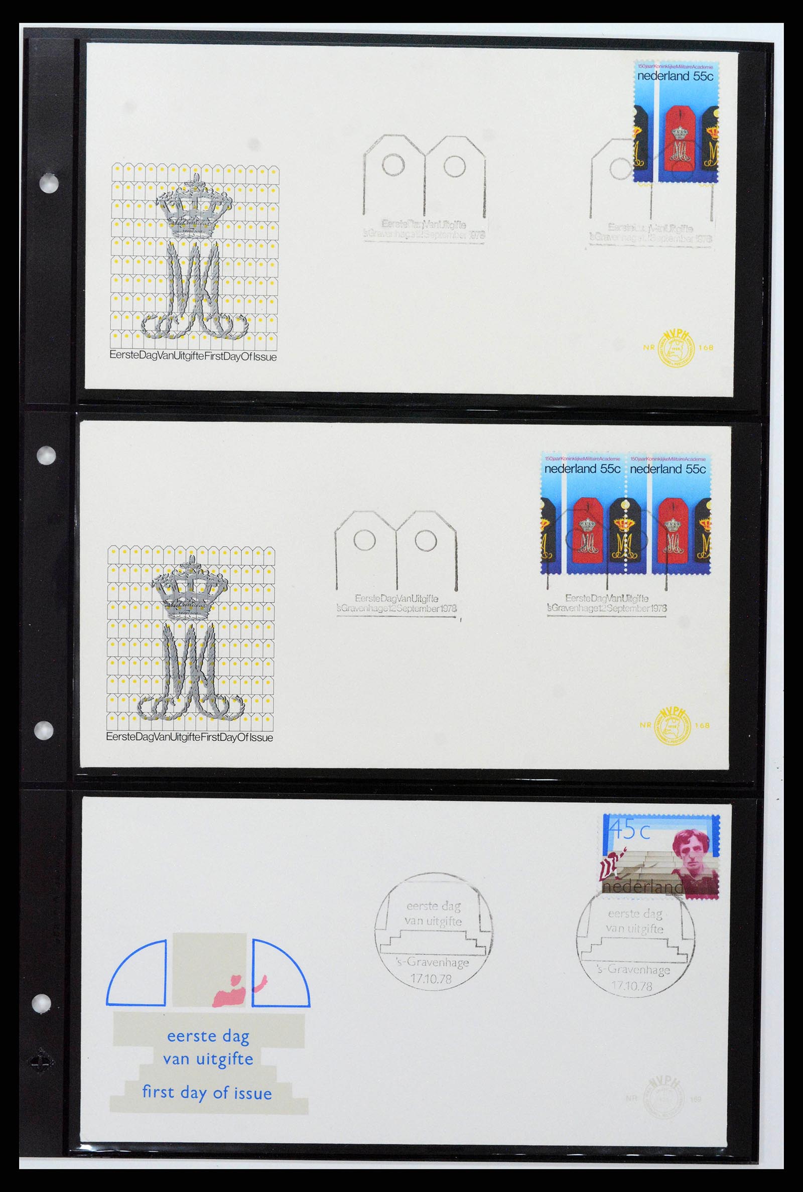 38584 0047 - Postzegelverzameling 38584 Nederland FDC's 1961-1979.