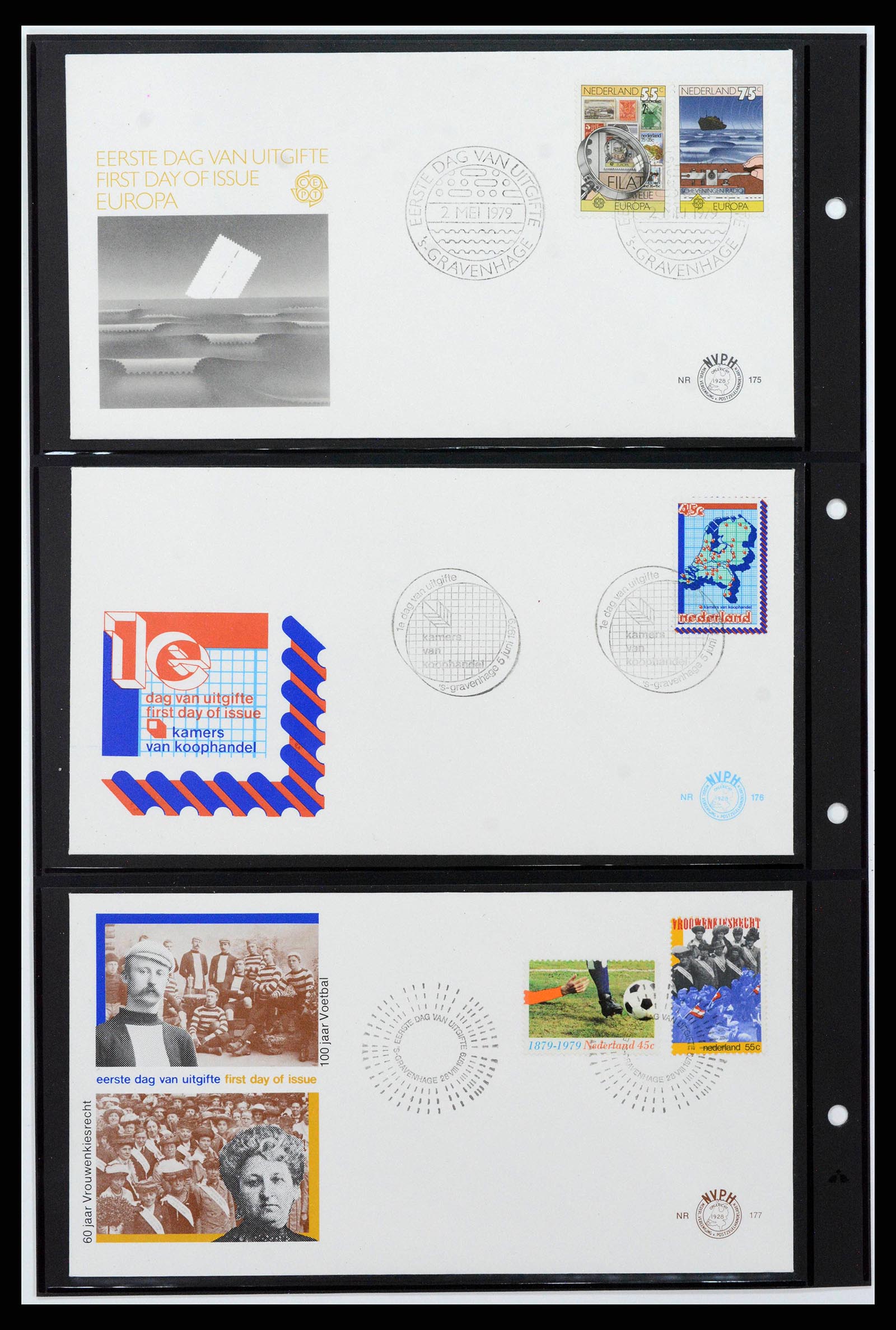 38584 0050 - Postzegelverzameling 38584 Nederland FDC's 1961-1979.