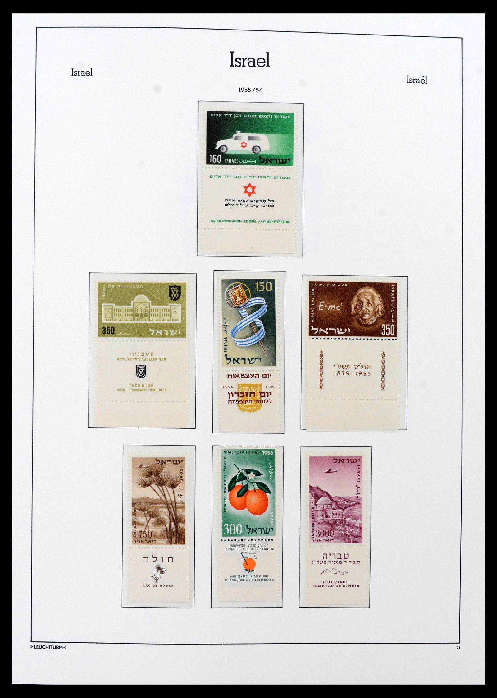 38585 0023 - Postzegelverzameling 38585 Israël compleet 1948-1972.