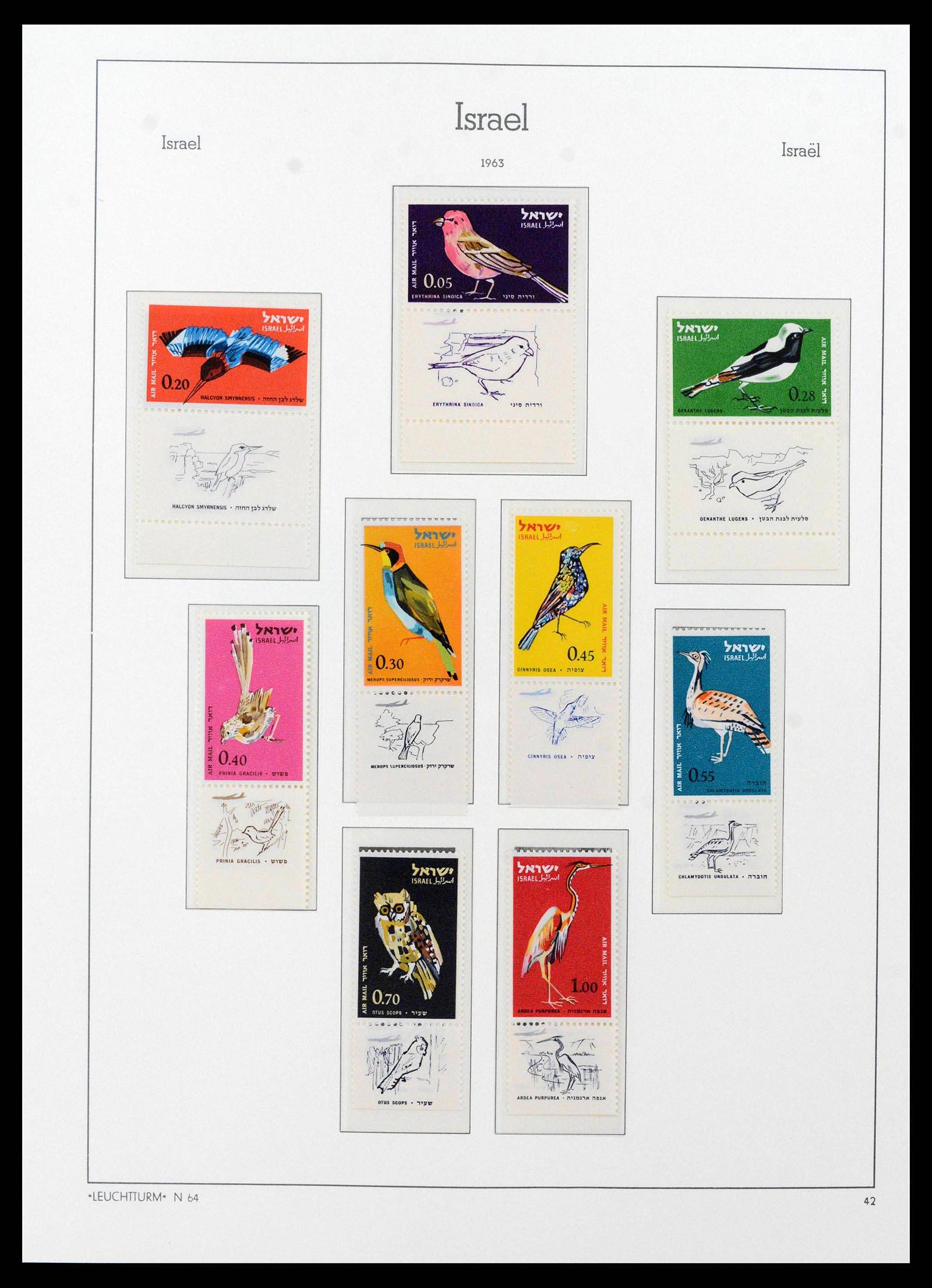 38585 0050 - Postzegelverzameling 38585 Israël compleet 1948-1972.