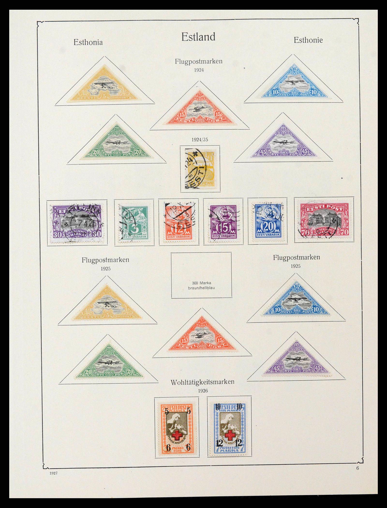 38586 0005 - Postzegelverzameling 38586 Baltische Staten 1918-1931.