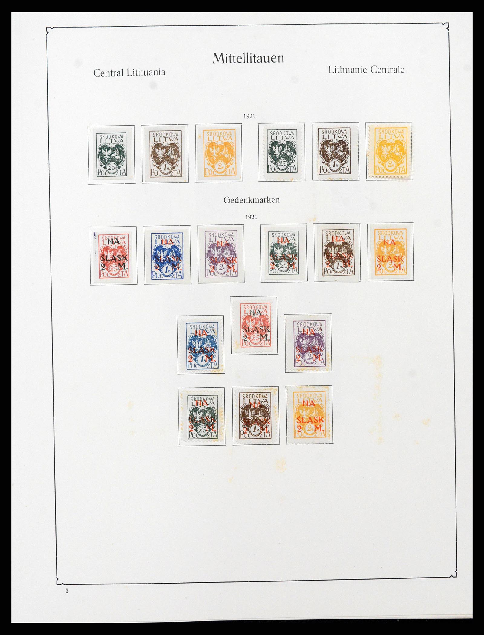 38586 0010 - Postzegelverzameling 38586 Baltische Staten 1918-1931.