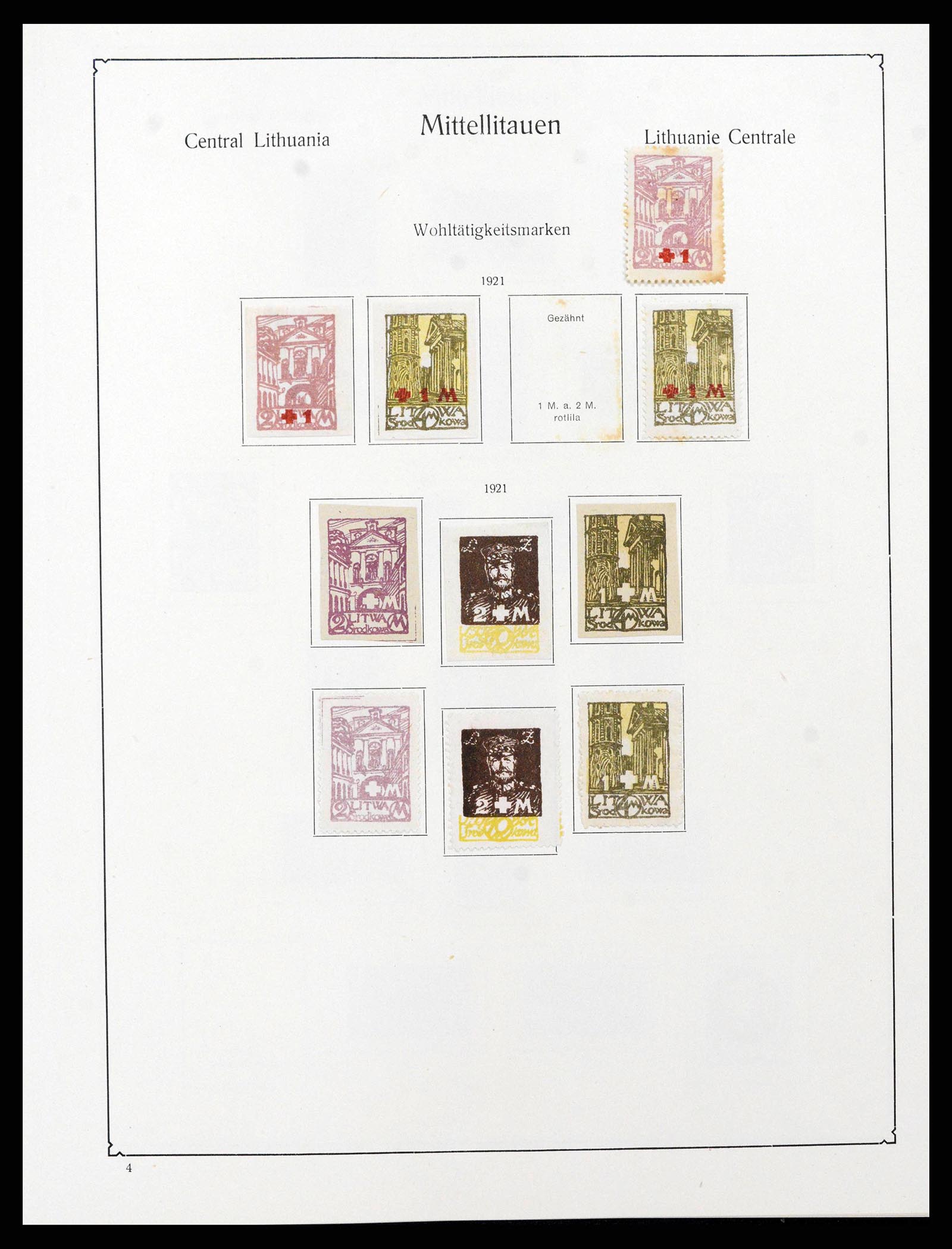 38586 0011 - Postzegelverzameling 38586 Baltische Staten 1918-1931.