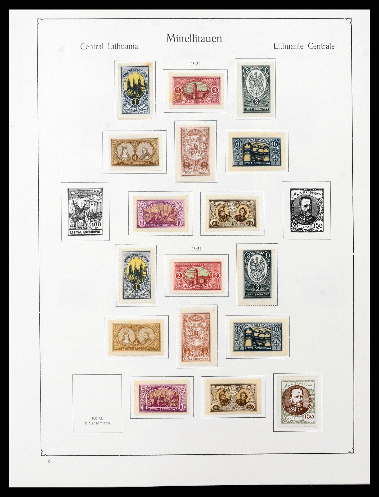 38586 0012 - Postzegelverzameling 38586 Baltische Staten 1918-1931.